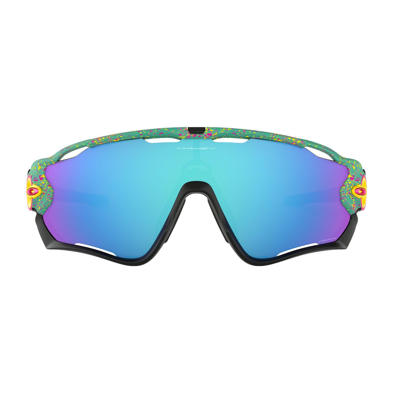 Product gallery image number 3 for product Jawbreaker Sunglasses - Splatter Celeste - Prizm Sapphire Iridium Lens