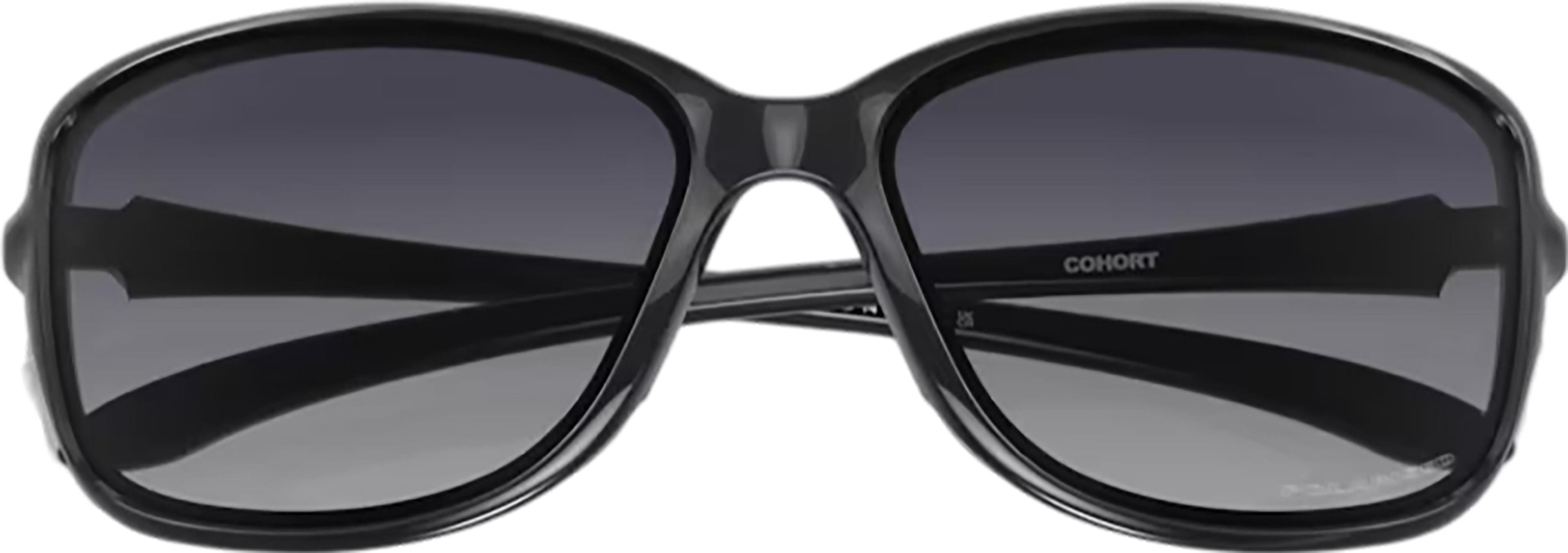 Numéro de l'image de la galerie de produits 5 pour le produit Lunettes de soleil Cohort - Polished Black - Verres polarisés Grey Gradient - Femme