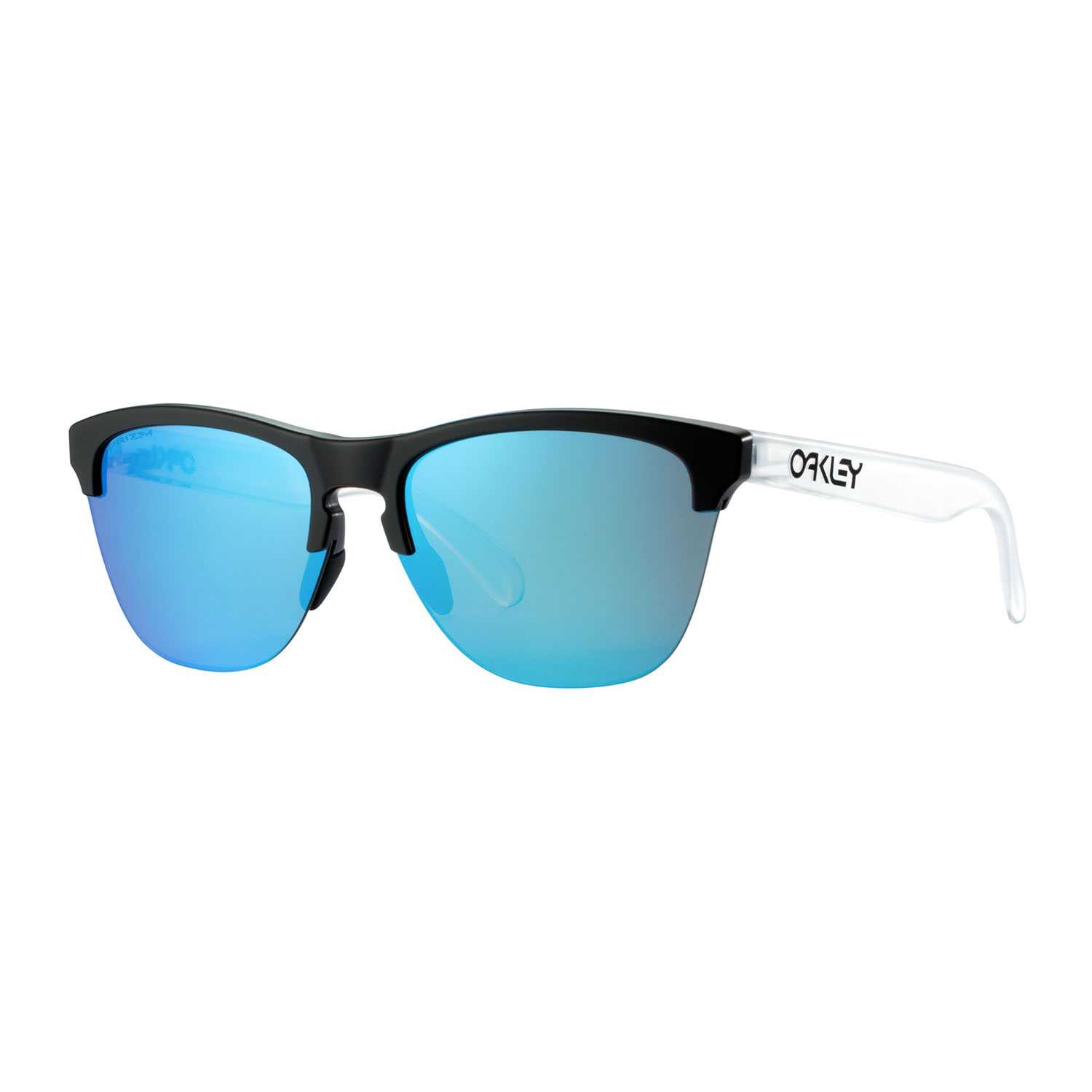 Image de produit pour Lunettes de soleil Frogskins Lite - Matte Black et Clear - Lentilles Prizm Sapphire Iridium