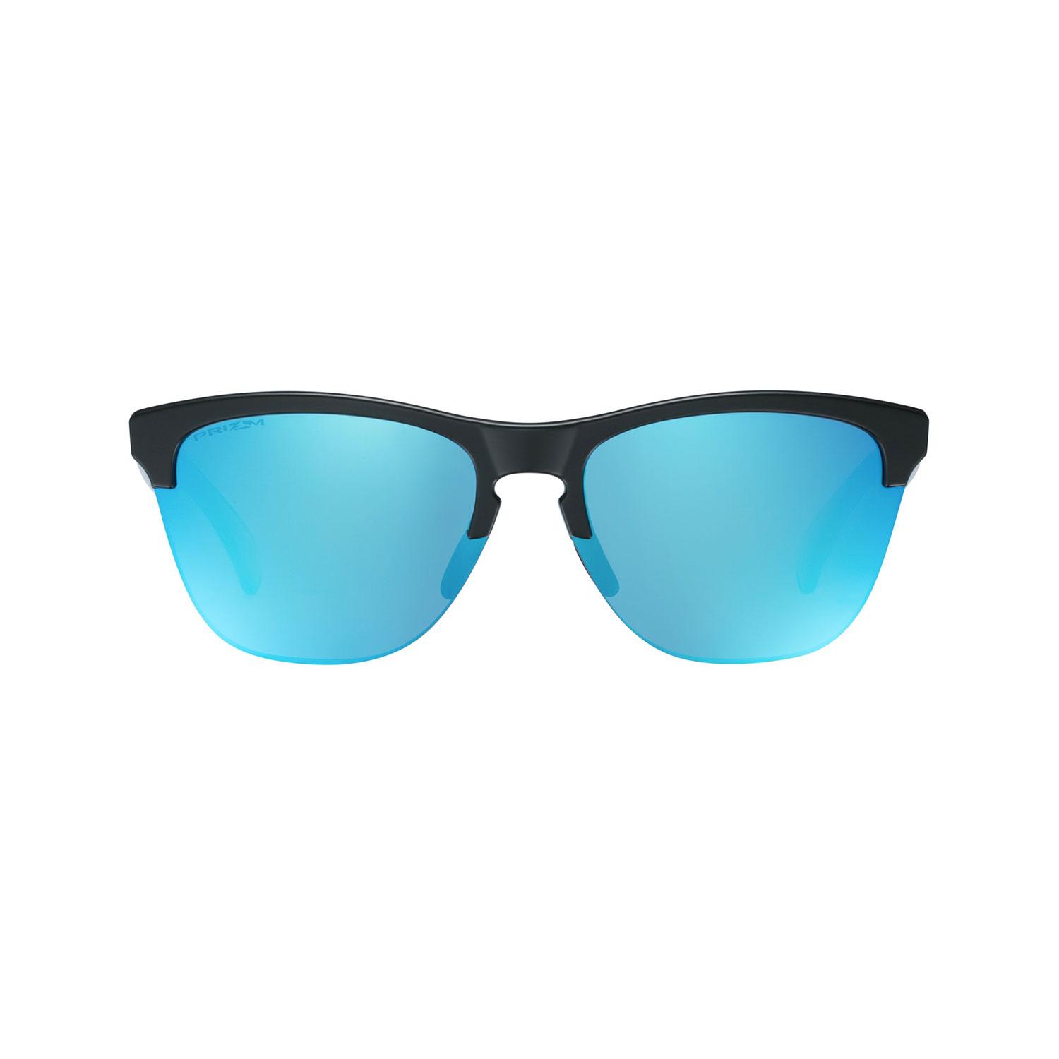 Product gallery image number 3 for product Frogskins Lite Sunglasses - Matte Black and Clear - Prizm Sapphire Iridium Lens
