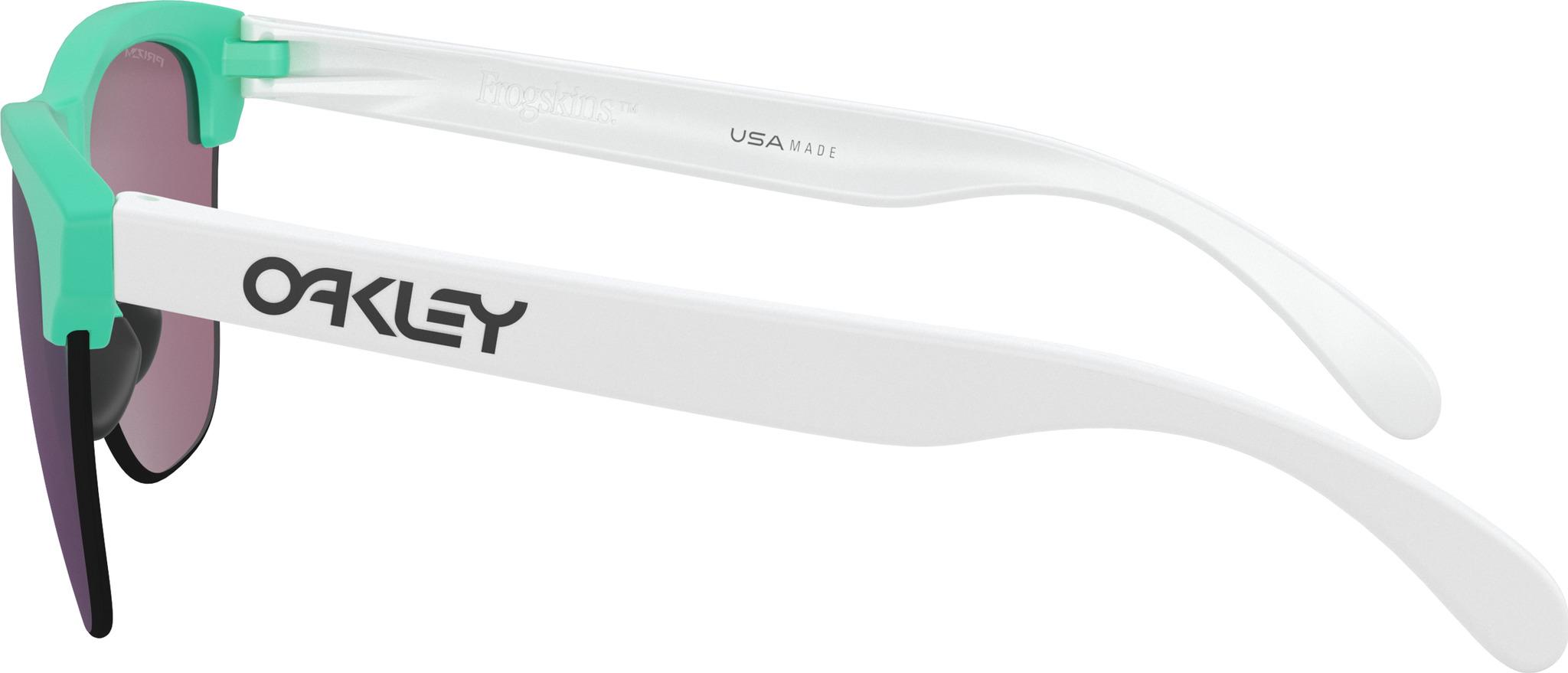 Product gallery image number 4 for product Frogskins Lite Sunglasses - Matte Celeste White - Prizm Jade Iridium Lens