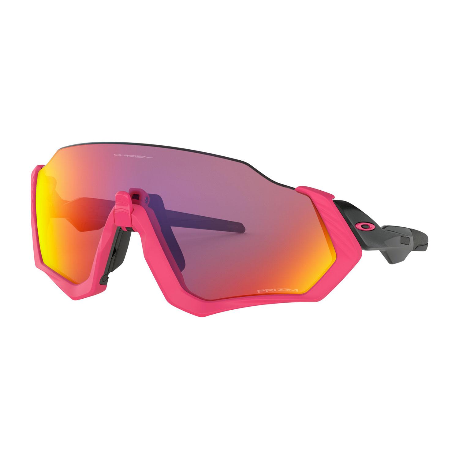 Product gallery image number 1 for product Flight Jacket Sunglasses - Polished Black Neon Pink - Prizm Road Lens