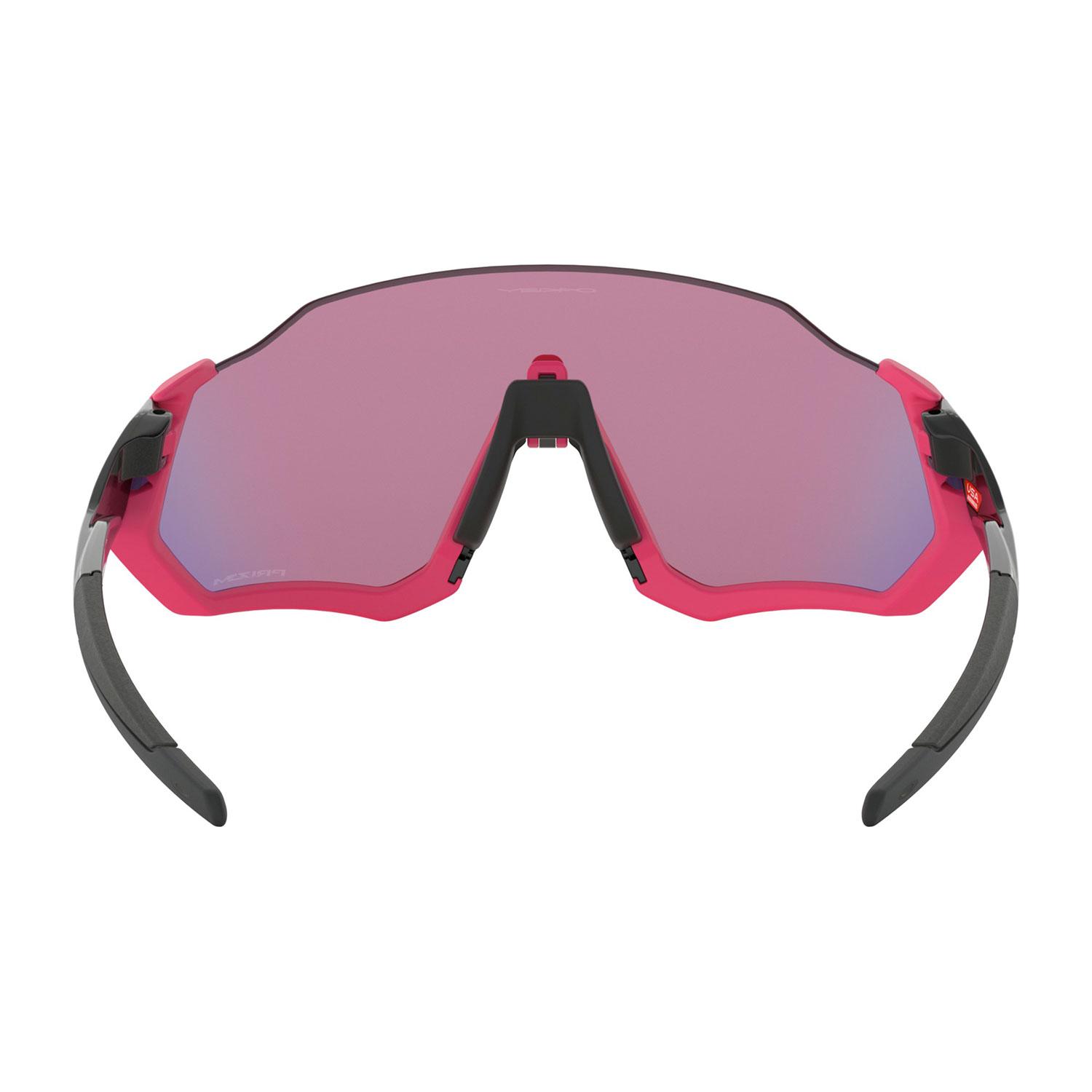 Product gallery image number 4 for product Flight Jacket Sunglasses - Polished Black Neon Pink - Prizm Road Lens