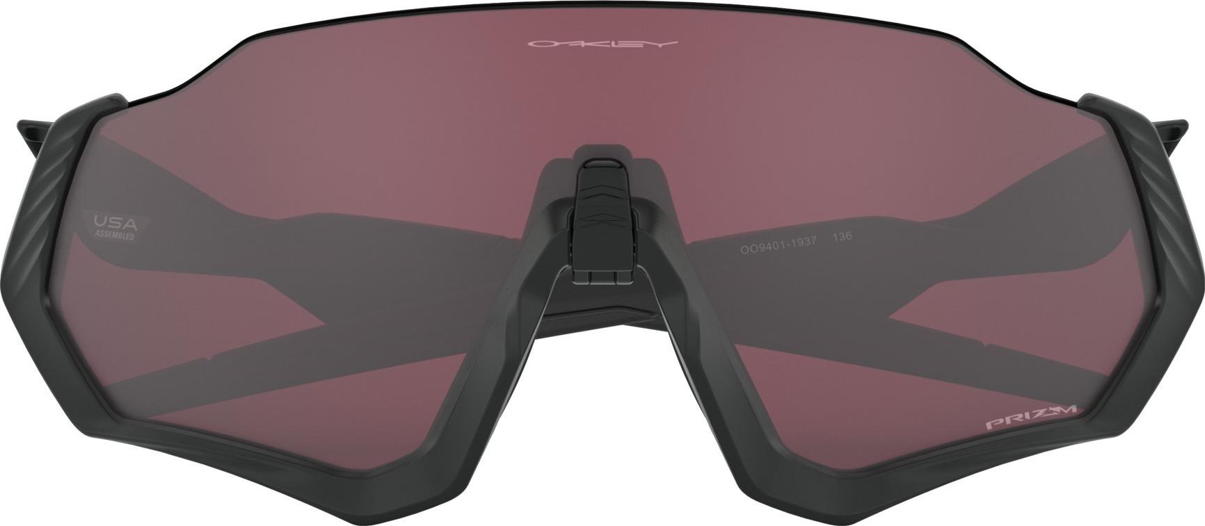 Product gallery image number 2 for product Flight Jacket Sunglasses - Matte Black - Prizm Road Black Lens