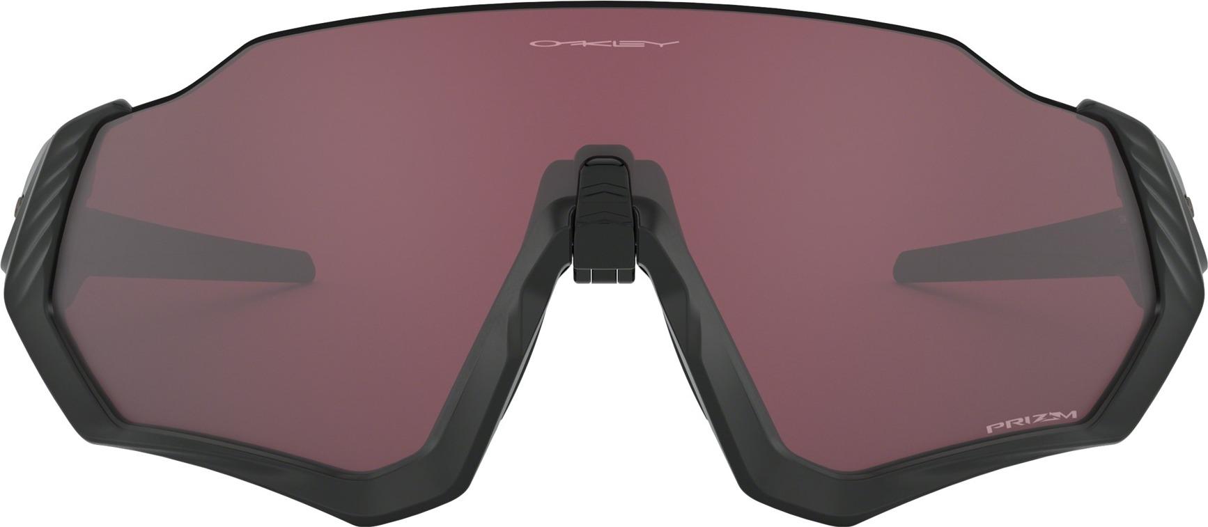Product gallery image number 5 for product Flight Jacket Sunglasses - Matte Black - Prizm Road Black Lens