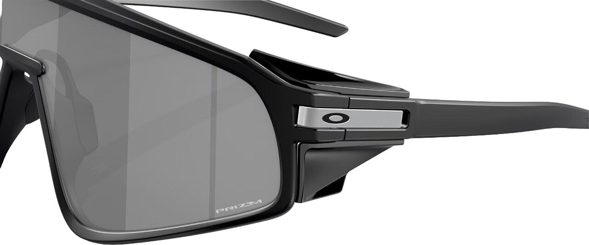 Product gallery image number 3 for product Latch Panel Sunglasses - Matte Black - Prizm Black Lens -  Men's