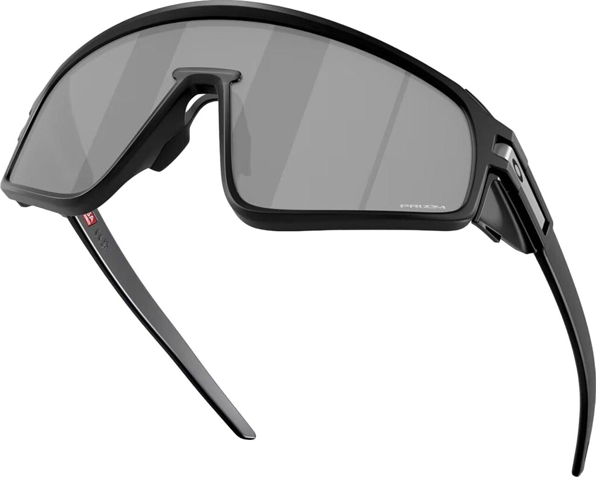 Product gallery image number 6 for product Latch Panel Sunglasses - Matte Black - Prizm Black Lens -  Men's