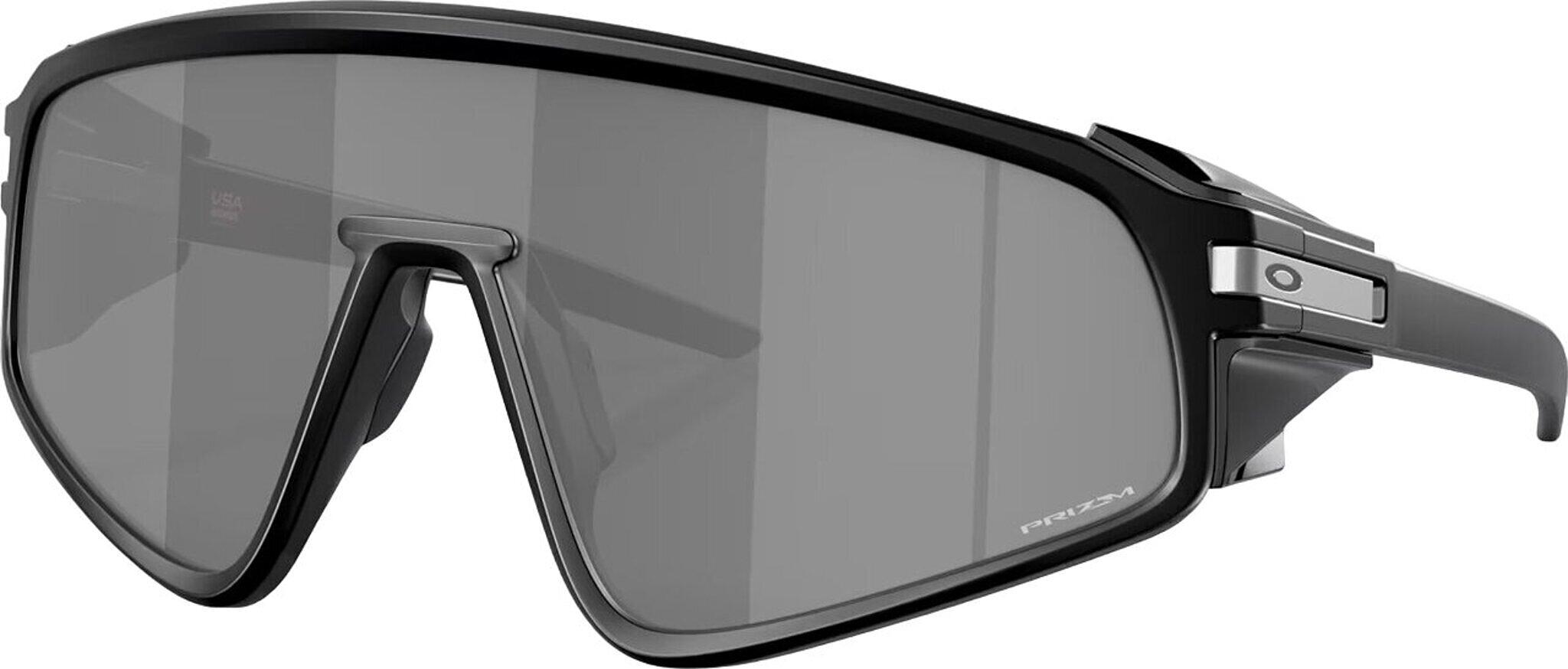 Product gallery image number 1 for product Latch Panel Sunglasses - Matte Black - Prizm Black Lens -  Men's