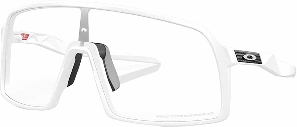 Product image for Sutro Sunglasses - Matte White - Clear to Black Iridium Photochromic Lens