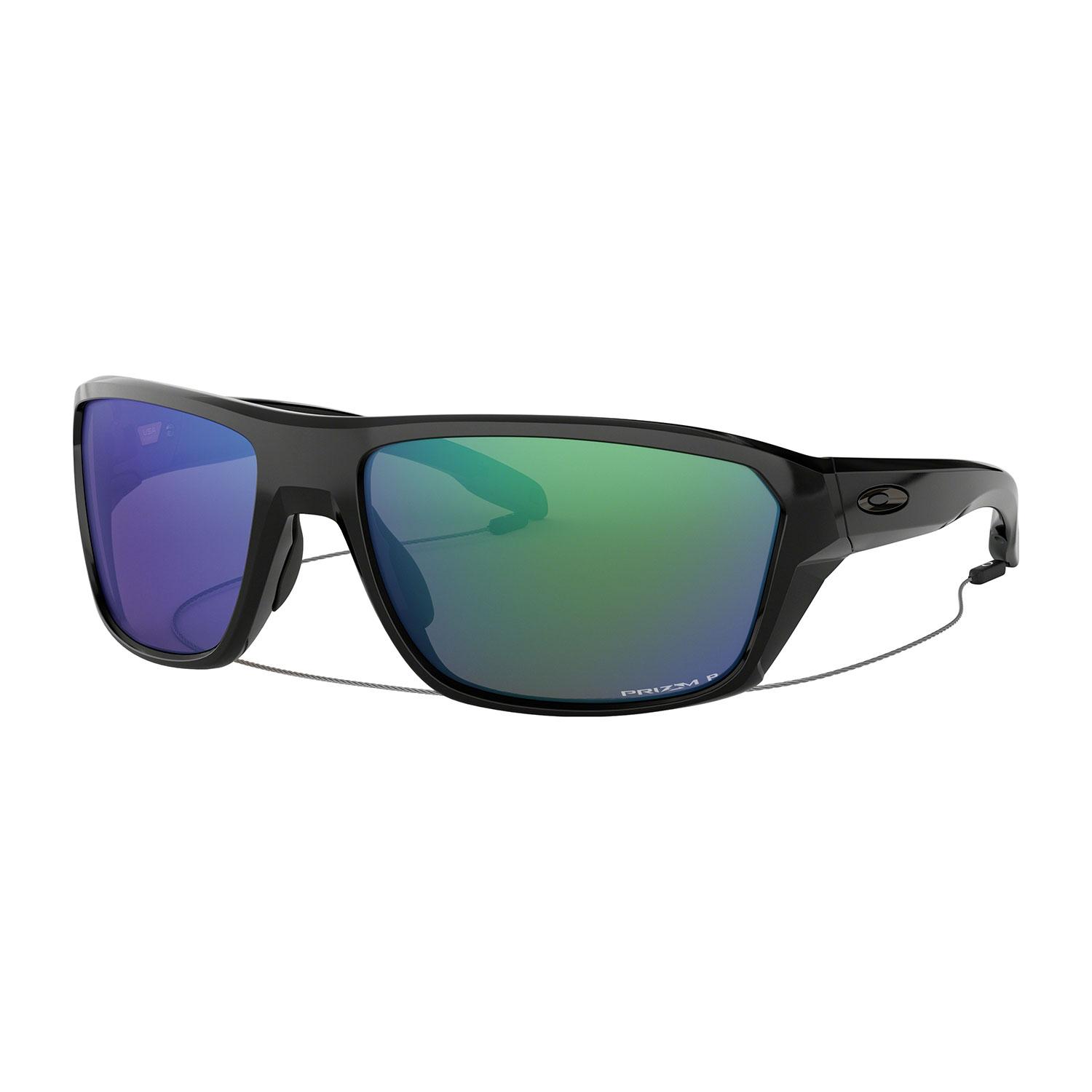 Product gallery image number 1 for product Split Shot Sunglasses - Polished Black - Prizm Shallow Water Polarized Lens - Men's