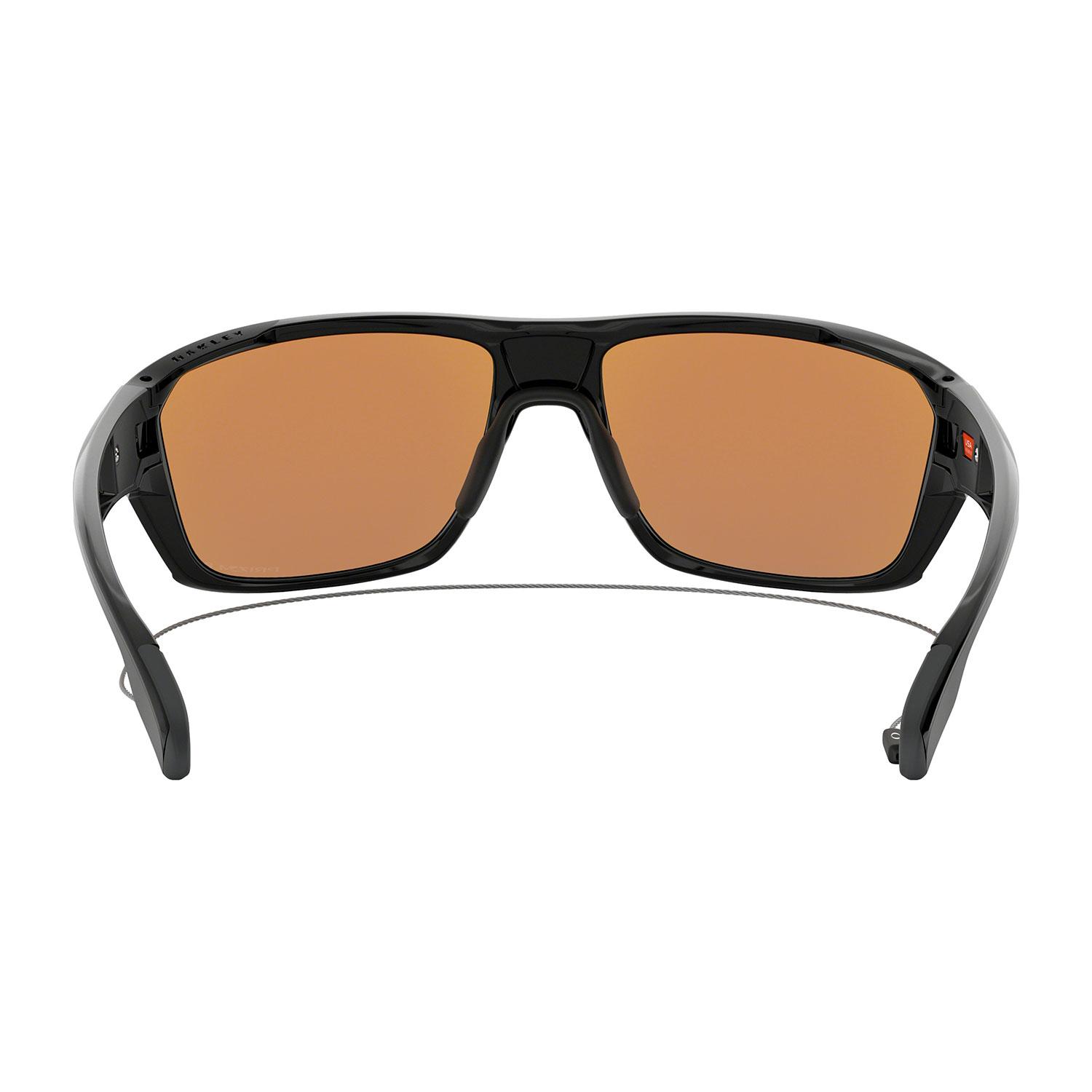 Product gallery image number 3 for product Split Shot Sunglasses - Polished Black - Prizm Shallow Water Polarized Lens - Men's