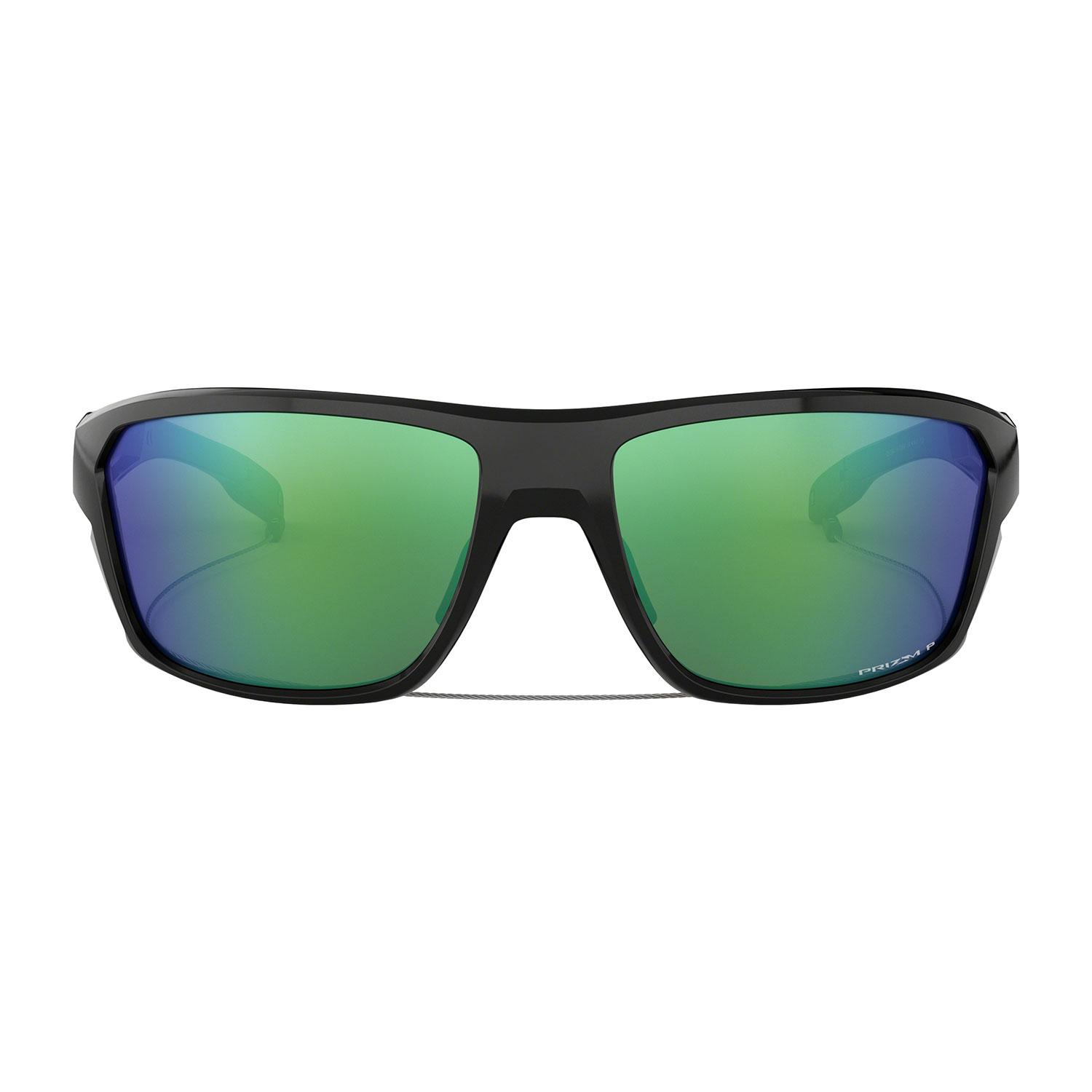 Product gallery image number 4 for product Split Shot Sunglasses - Polished Black - Prizm Shallow Water Polarized Lens - Men's