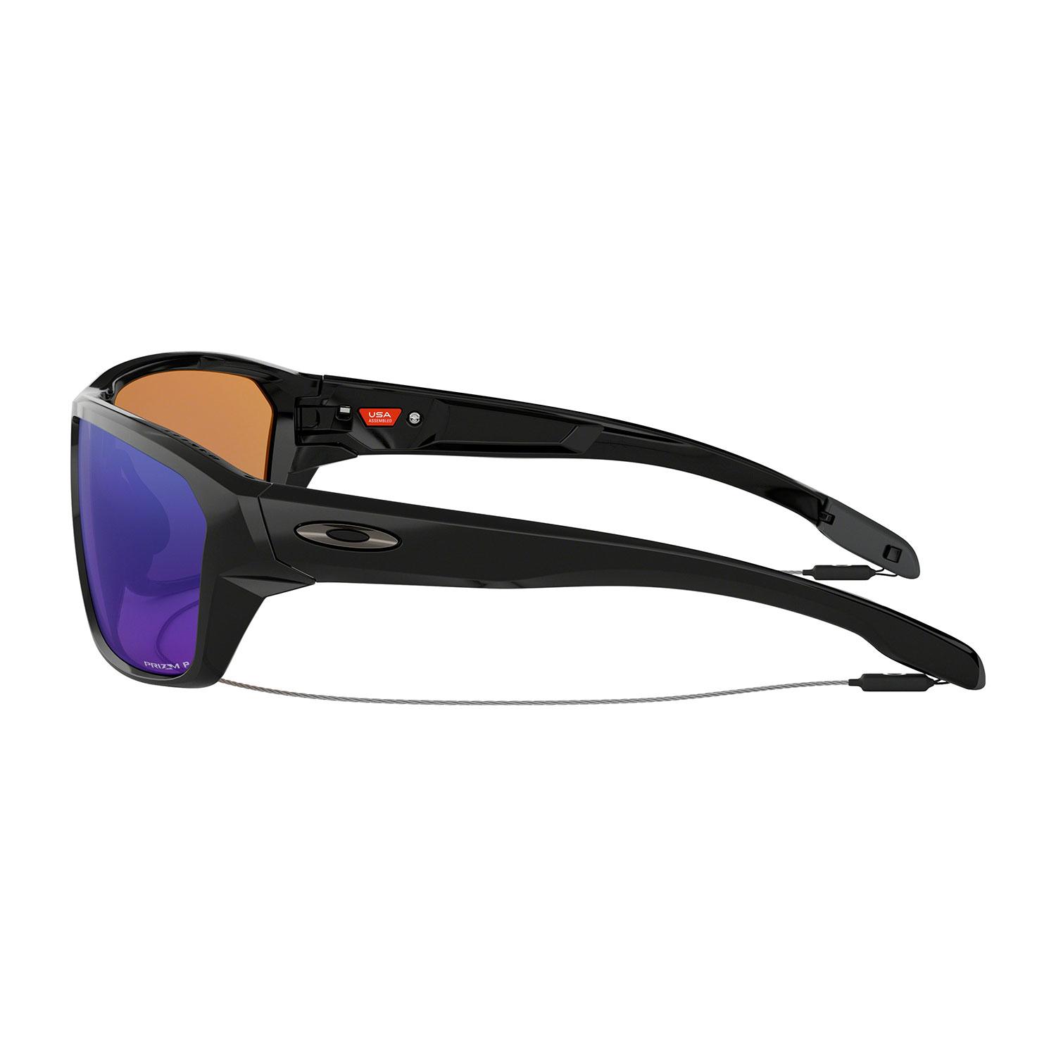 Product gallery image number 2 for product Split Shot Sunglasses - Polished Black - Prizm Shallow Water Polarized Lens - Men's
