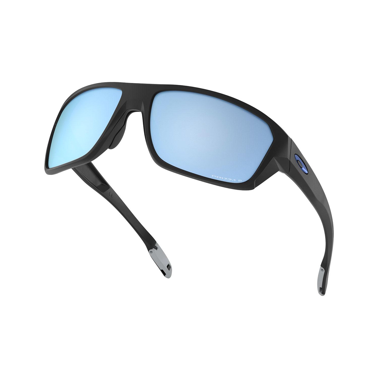 Product gallery image number 5 for product Split Shot Sunglasses - Matte Black - Prizm Deep Water Polarized Lens - Men's