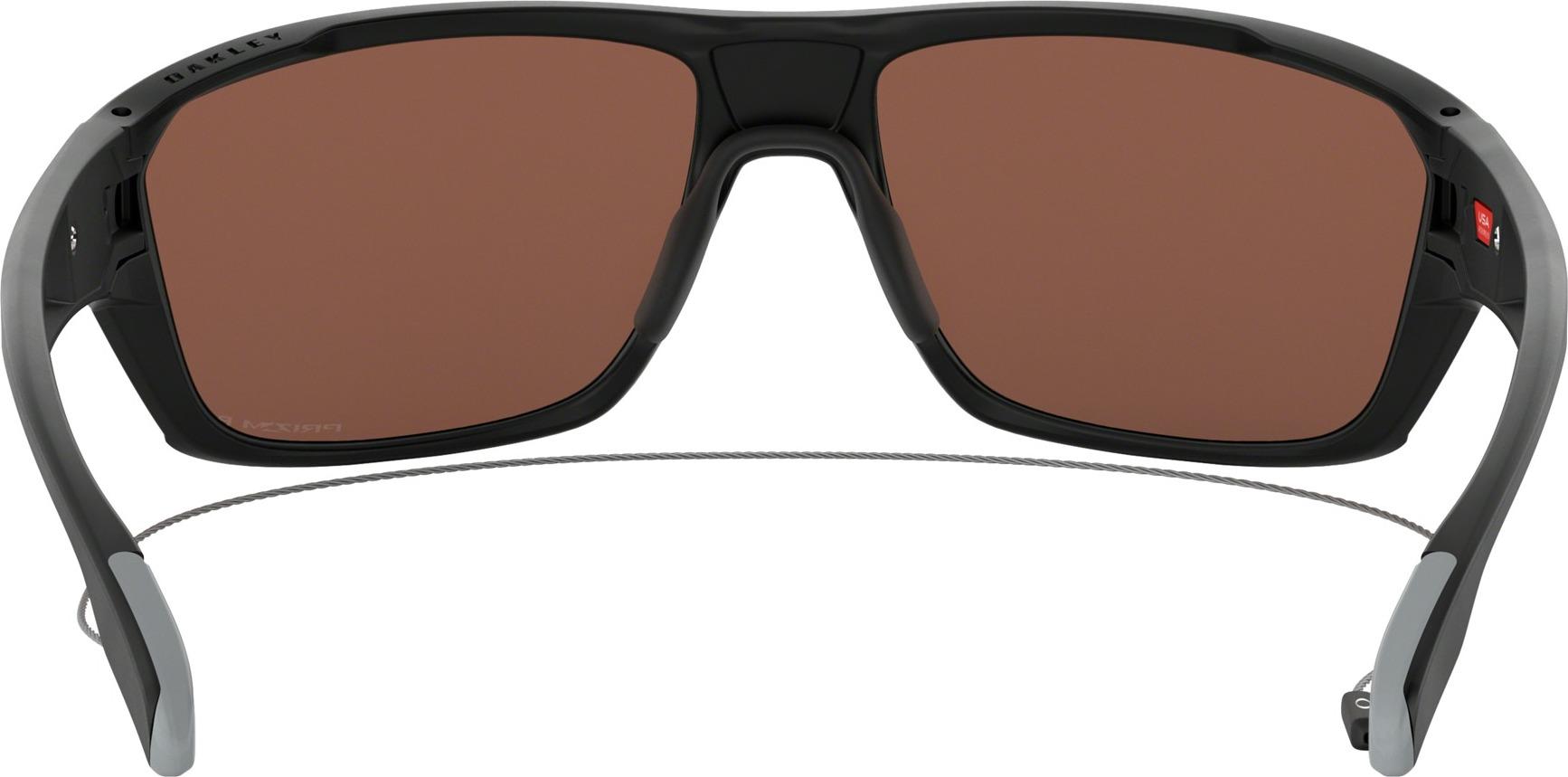 Product gallery image number 4 for product Split Shot Sunglasses - Matte Black - Prizm Deep Water Polarized Lens - Men's