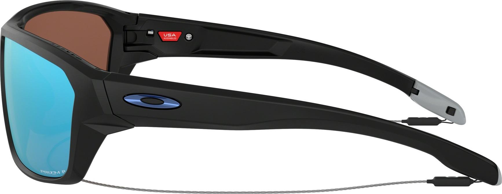 Product gallery image number 2 for product Split Shot Sunglasses - Matte Black - Prizm Deep Water Polarized Lens - Men's
