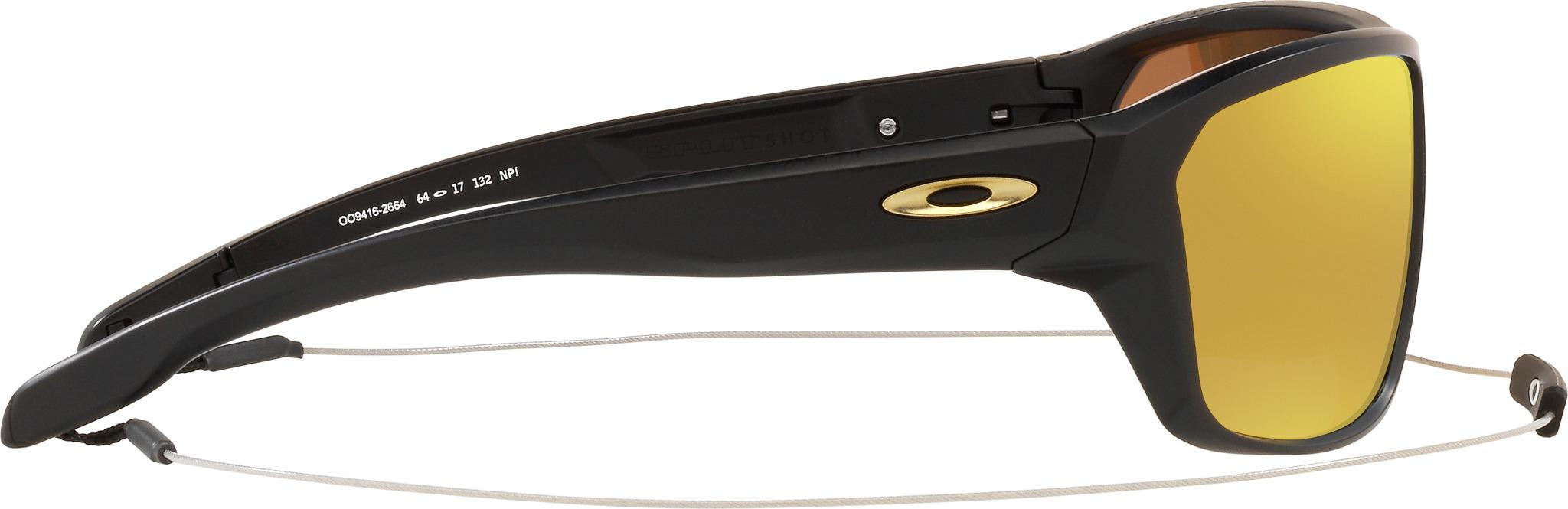 Product gallery image number 6 for product Split Shot Sunglasses - Matte Black - Prizm 24K Iridium Polarized Lens