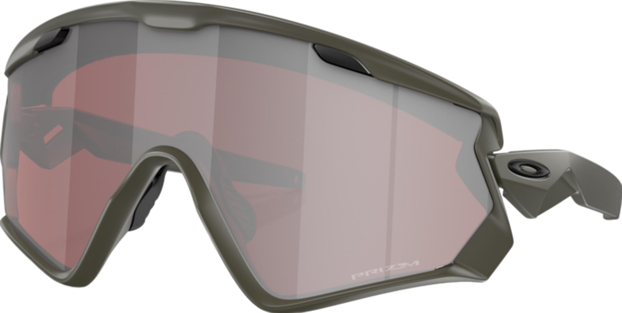 Image de produit pour Lunettes de soleil Wind Jacket 2.0 - Matte Olive - Lentille Prizm Snow Black Iridium 
