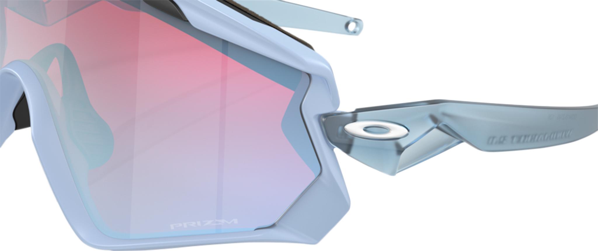 Product gallery image number 4 for product Wind Jacket 2.0 Sunglasses - Matte Translucent Stonewash - Prizm Sapphire Lens