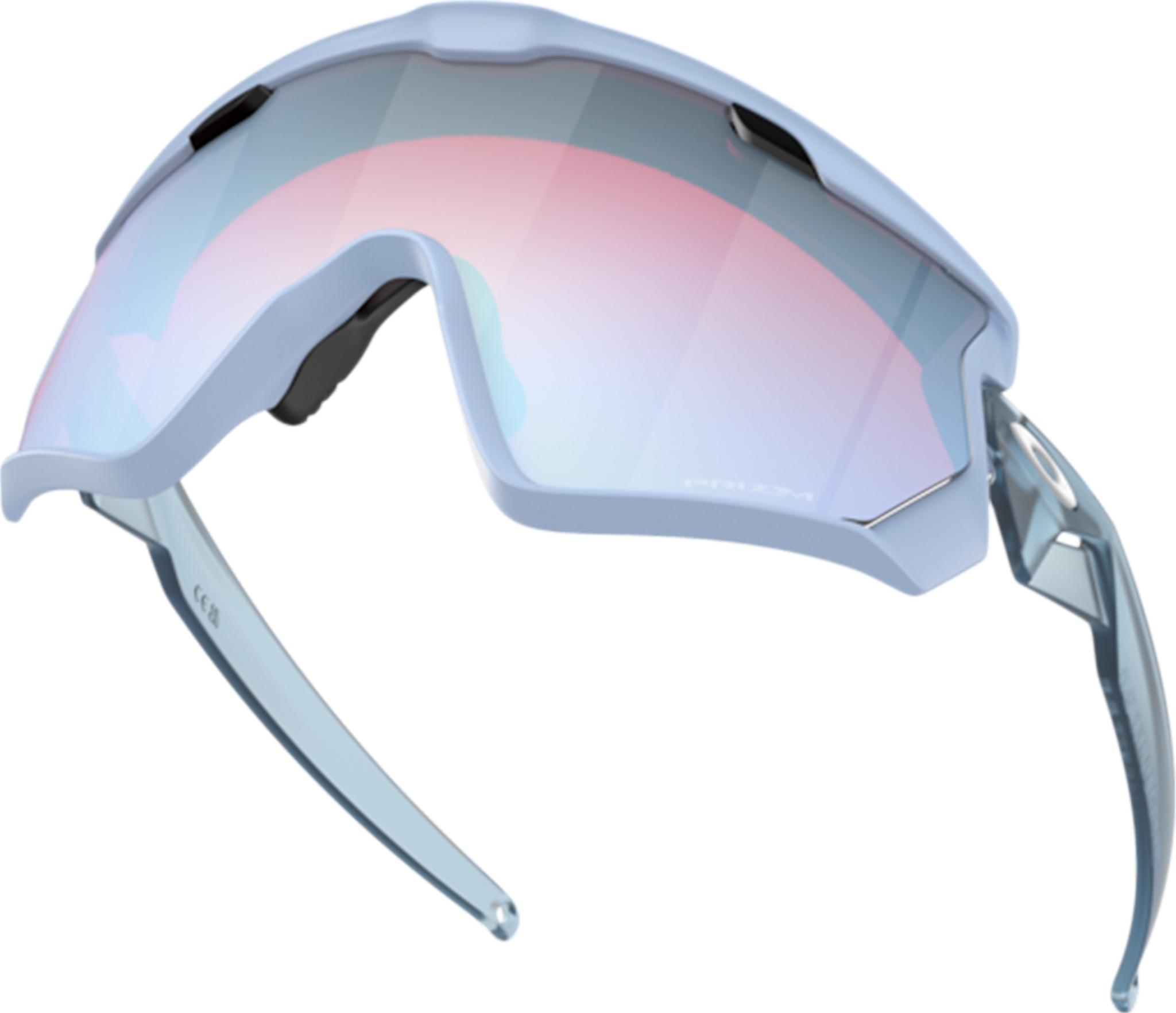 Product gallery image number 2 for product Wind Jacket 2.0 Sunglasses - Matte Translucent Stonewash - Prizm Sapphire Lens