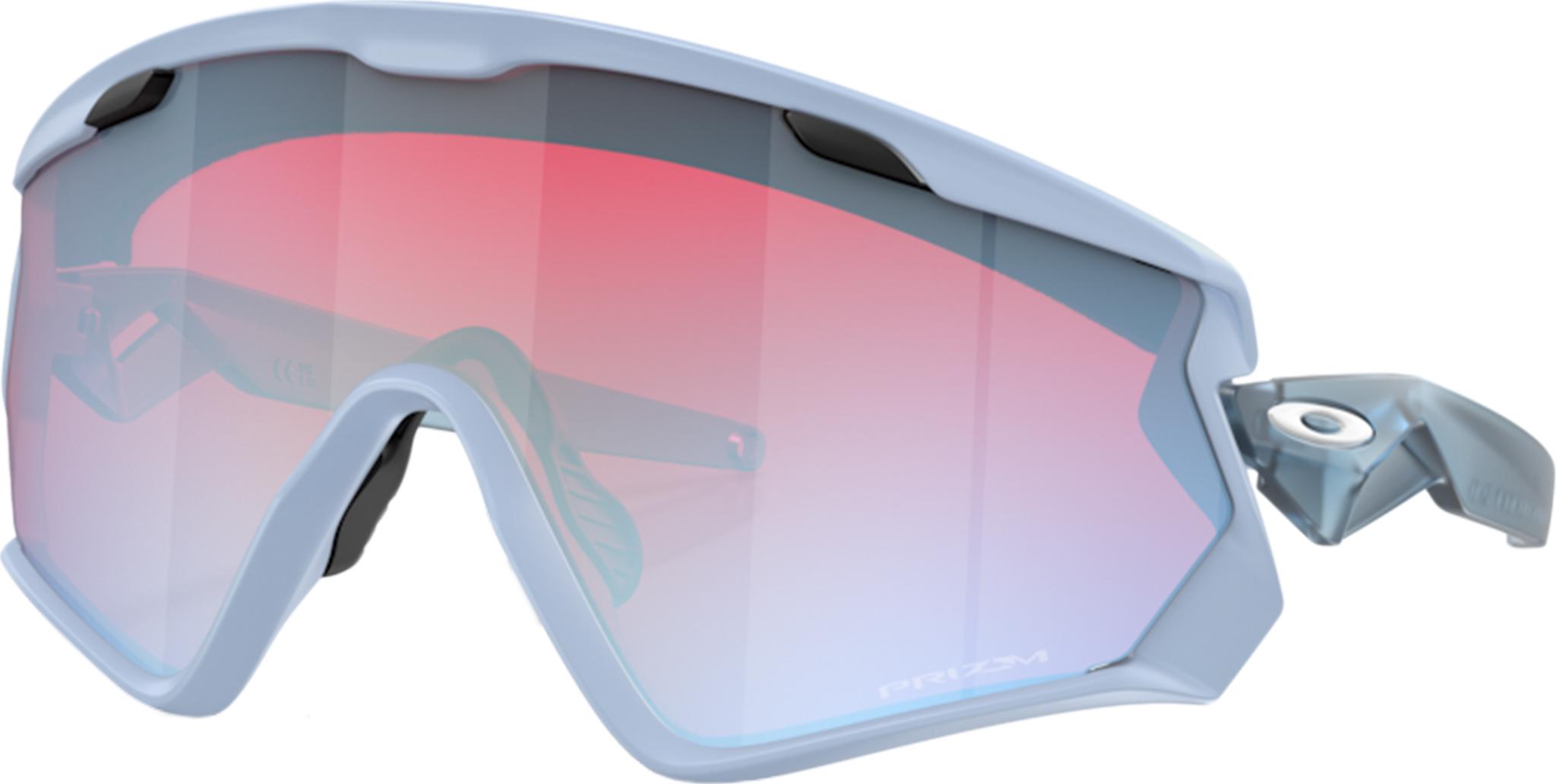 Product gallery image number 1 for product Wind Jacket 2.0 Sunglasses - Matte Translucent Stonewash - Prizm Sapphire Lens