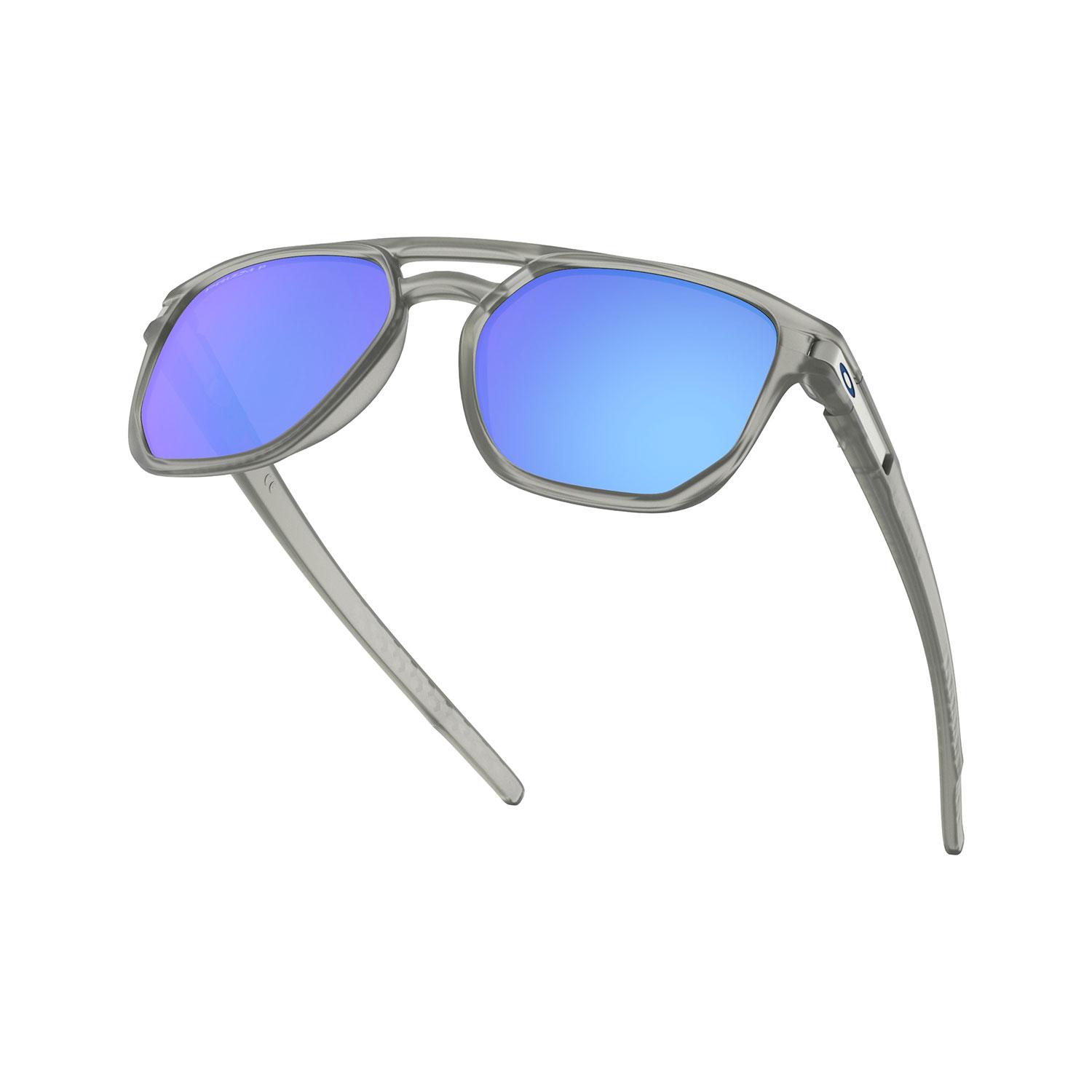 Product gallery image number 5 for product Latch Beta Sunglasses - Matte Grey Ink - Prizm Sapphire Iridium Polarized Lens