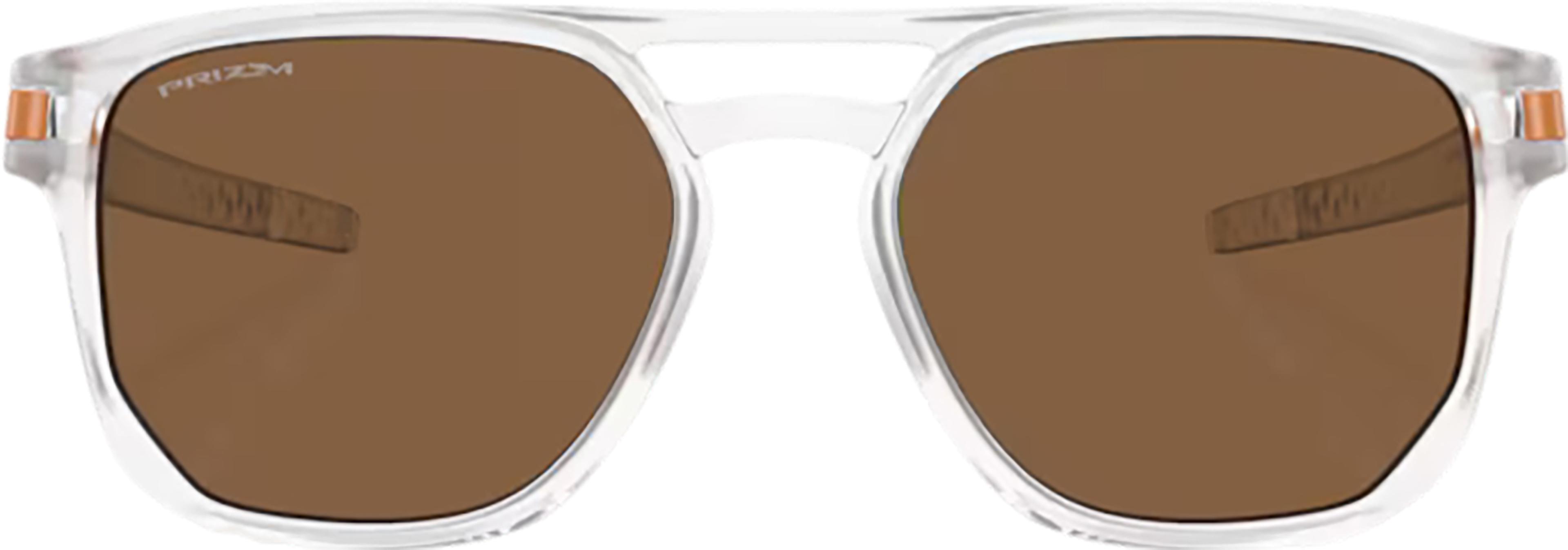 Image de produit pour Lunettes de soleil Latch Beta Introspect - Matte Clear - Lentilles Prizm Bronze - Homme
