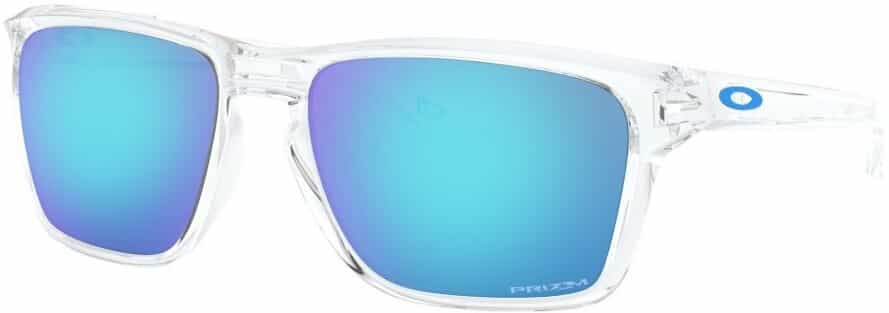 Product image for Sylas Sunglasses - Polished Clear - Prizm Sapphire Iridium Lens - Men's