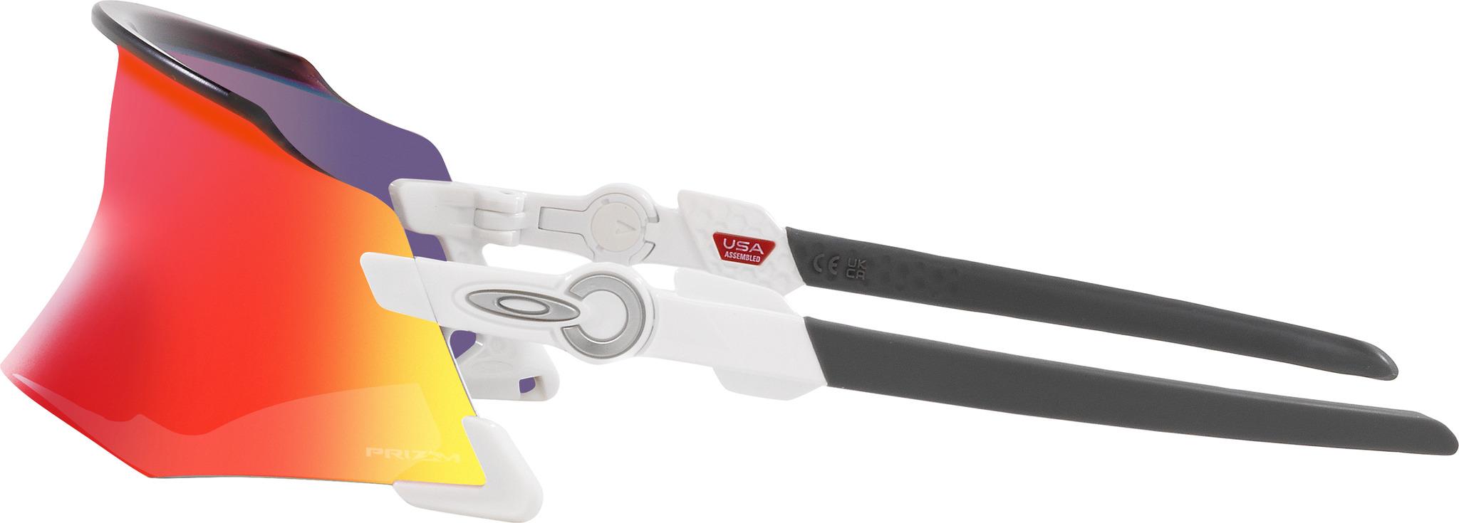 Product gallery image number 4 for product Oakley Kato Wide Sunglasses - White - Prizm Road Lens - Unisex