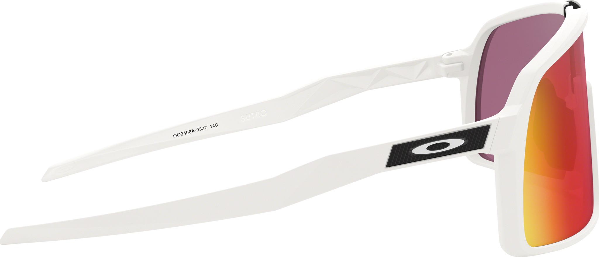 Product gallery image number 4 for product Sutro S Sunglasses - Matte White - Prizm Road Lens