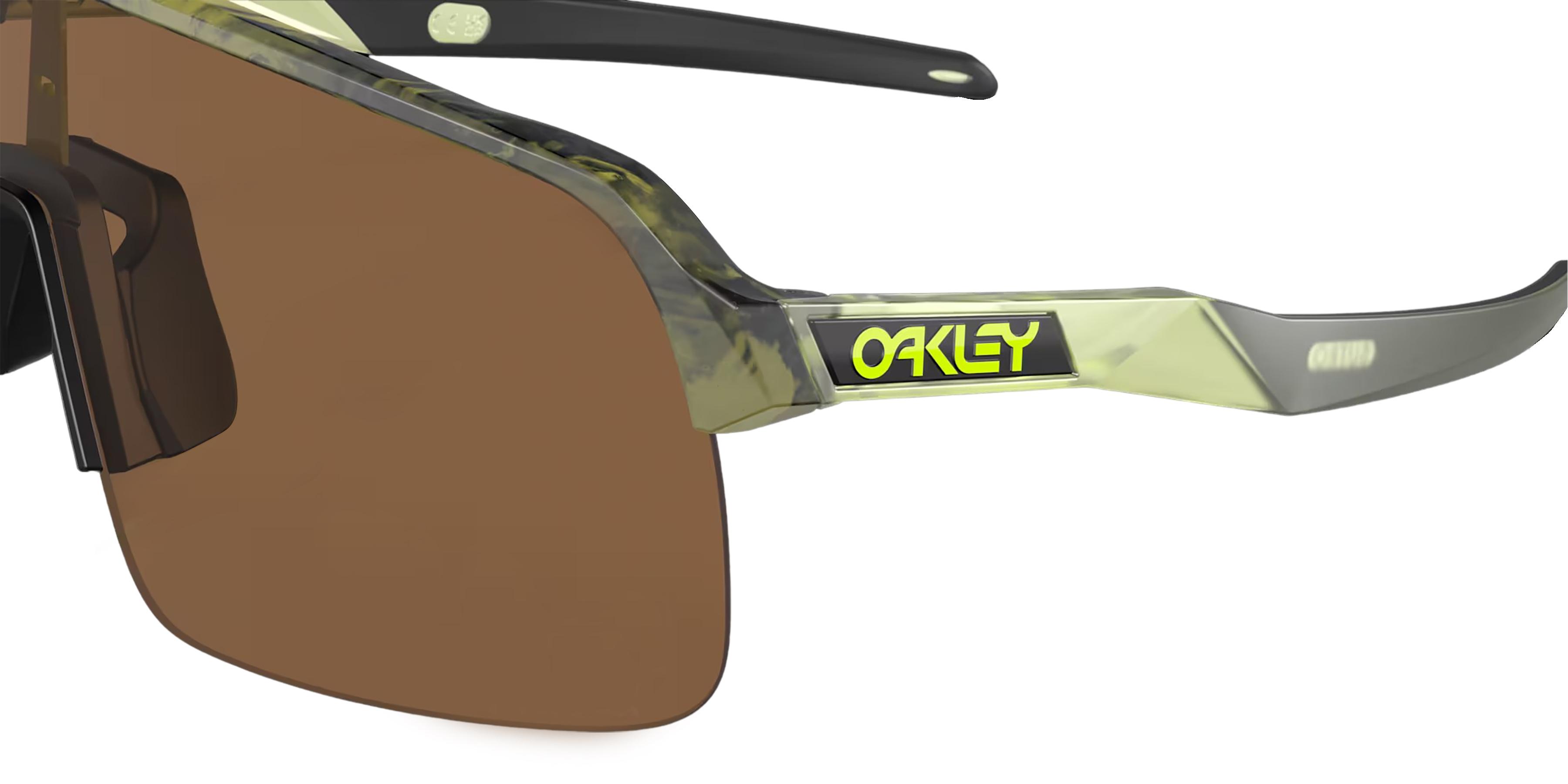 Product gallery image number 4 for product Sutro Lite Sunglasses - Matte Transparent Fern Swirl - Prizm Bronze Lens - Unisex