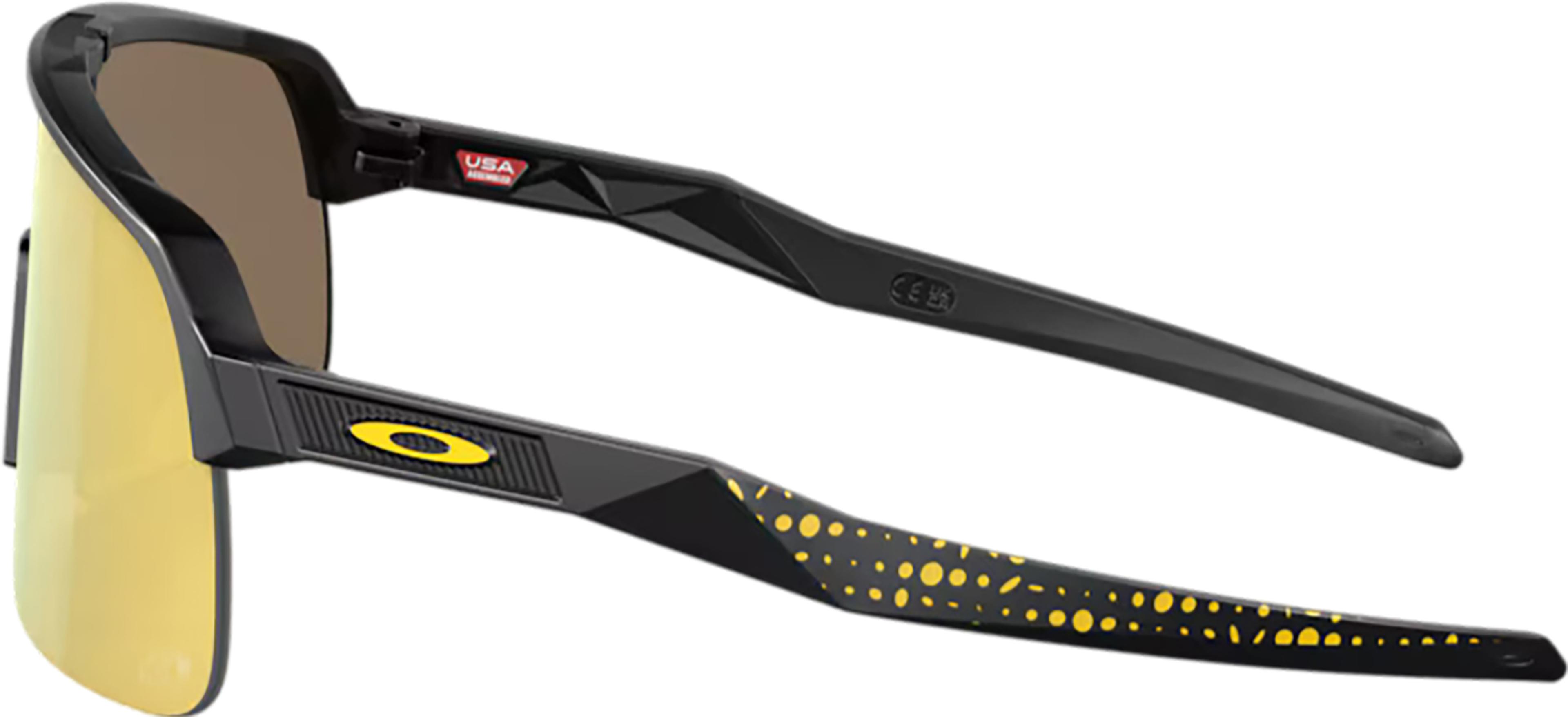 Product gallery image number 5 for product 2024 Tour De France Sutro Lite Sunglasses - Matte Black Ink - Prizm 24k Lens - Unisex