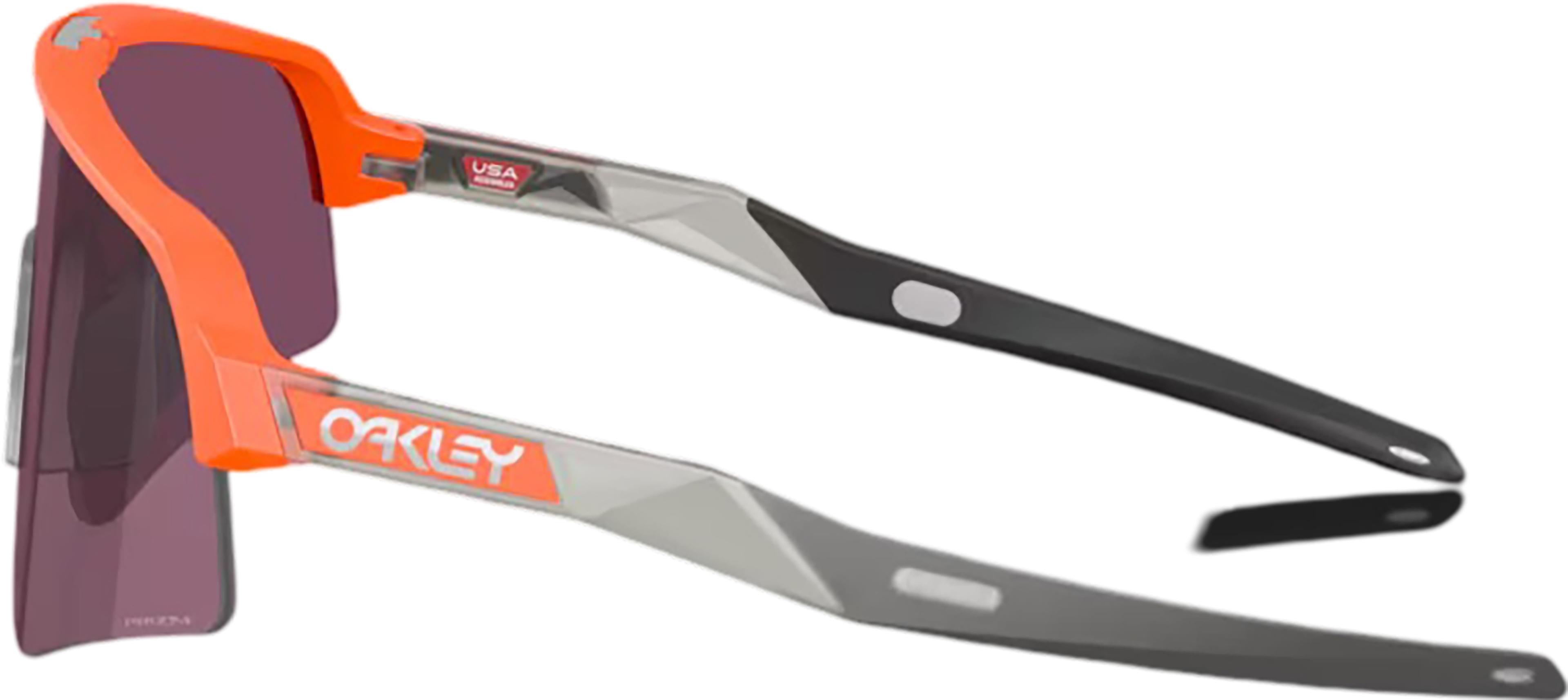 Product gallery image number 5 for product Sutro Lite Sweep Sunglasses - Matte Neon Orange - Prizm Road Black Lens - Unisex