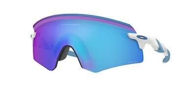Product gallery image number 1 for product Encoder Sunglasses - Polished White - Prizm Sapphire Iridium Lens