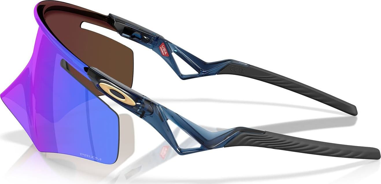 Product gallery image number 3 for product Qntm Kato Sunglasses - Transparent Stonewash - Prizm Sapphire Lens - Unisex