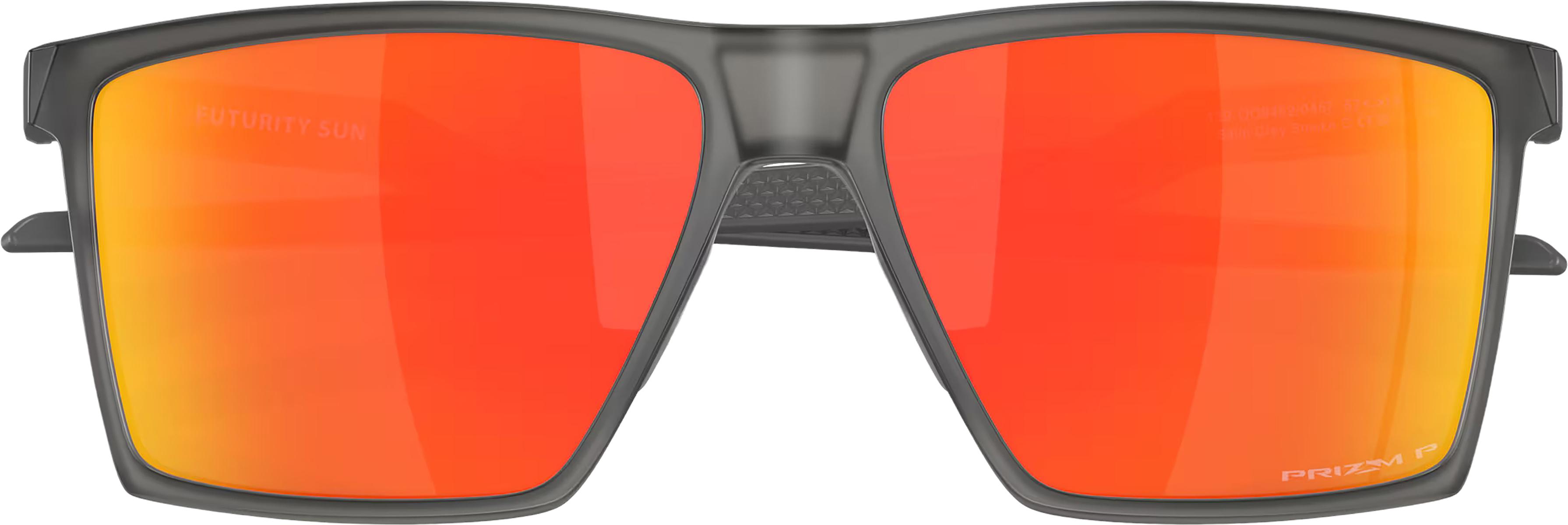 Product gallery image number 5 for product Futurity Sun Sunglasses - Satin Grey Smoke - Prizm Ruby Polarized Lens - Men's