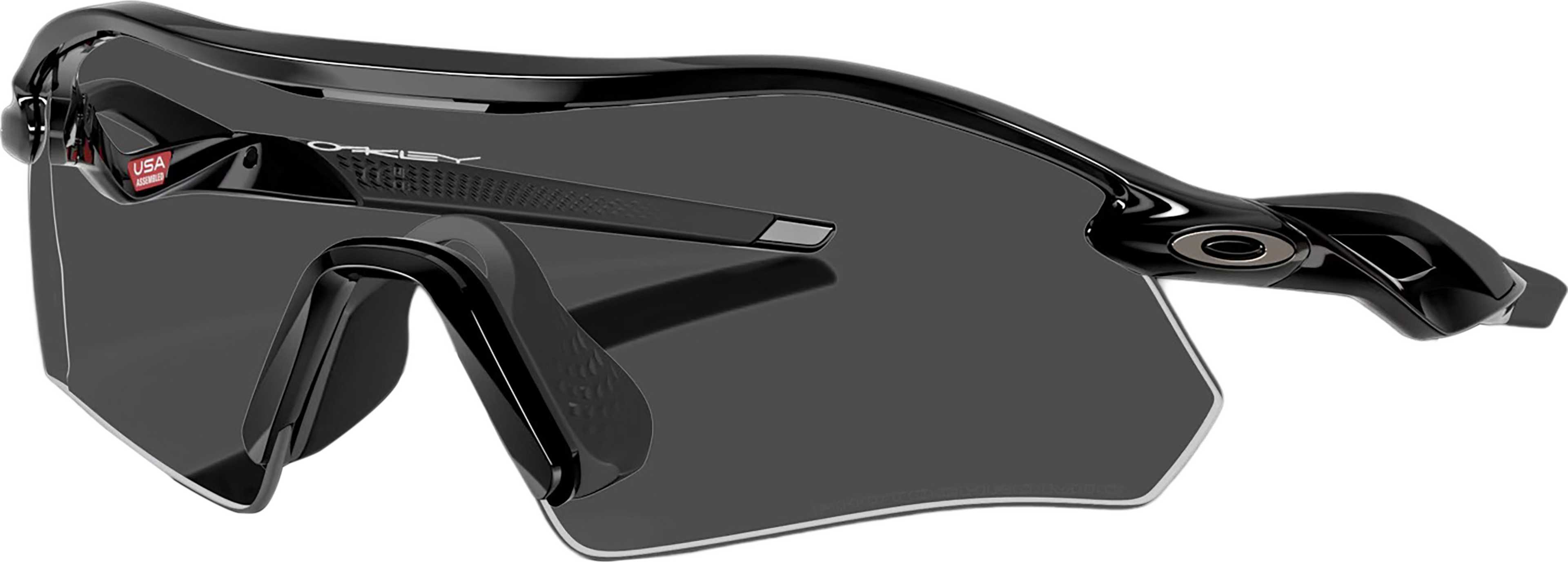 Product image for Radar Plate Sunglasses - Polished Black - Clear to Black Iridium Photochromic Lens