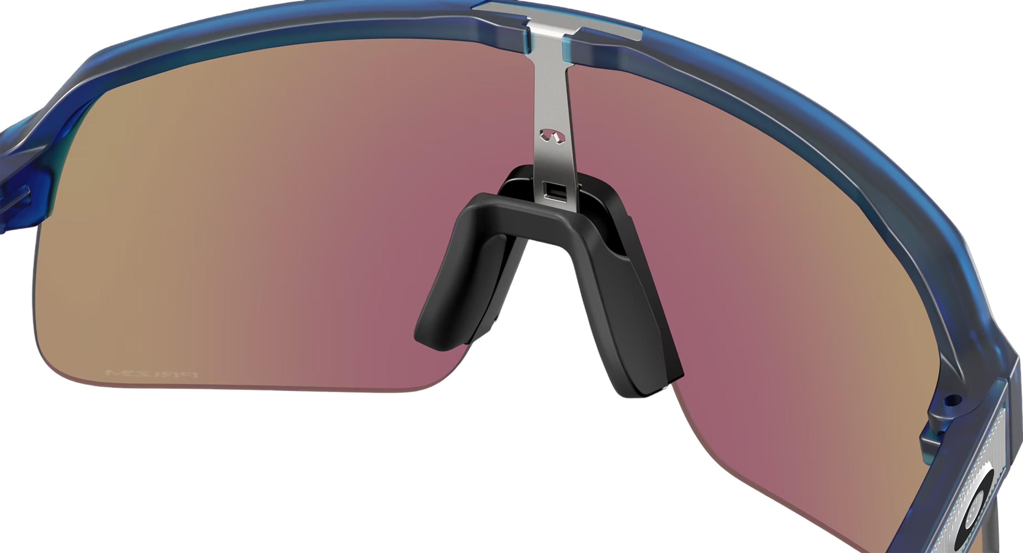 Product gallery image number 4 for product Sutro Lite S Sunglasses - Matte Transparent Blue - Prizm Sapphire Lens