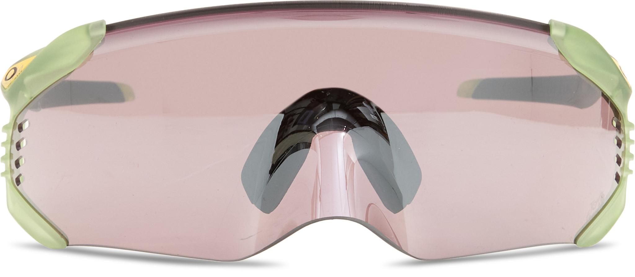 Product image for 2026 Tour De France Velo Kato Sunglasses - Transparent Fern - Prizm Road Black Lens