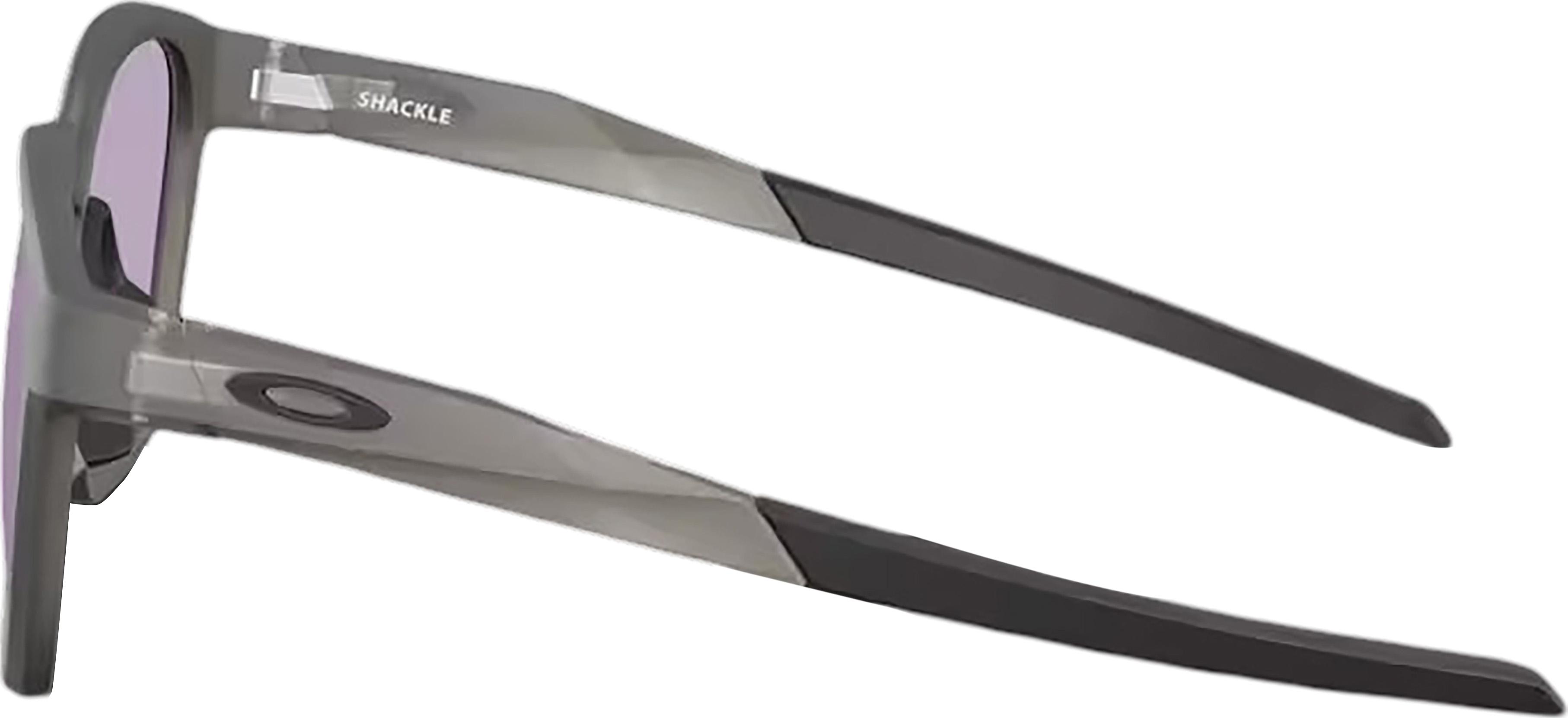 Product gallery image number 4 for product Shackle Sunglasses - Matte Grey Smoke - Prizm Slate Lens