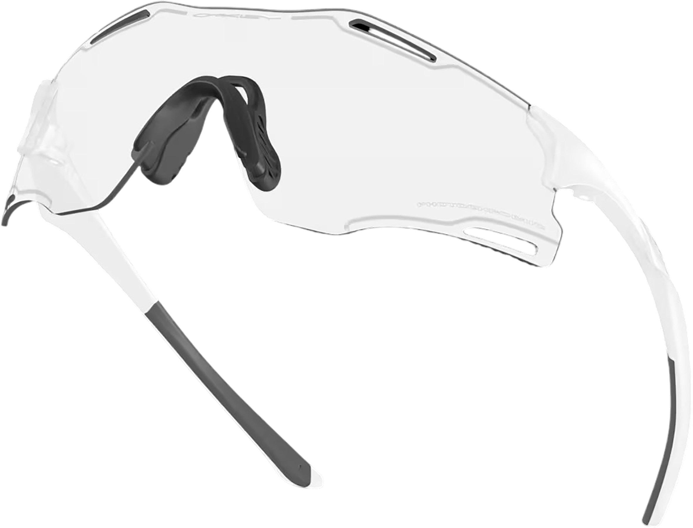 Product gallery image number 5 for product Cybr Zero Sunglasses - Matte White - Clear to Black Iridium Photochromic Lens