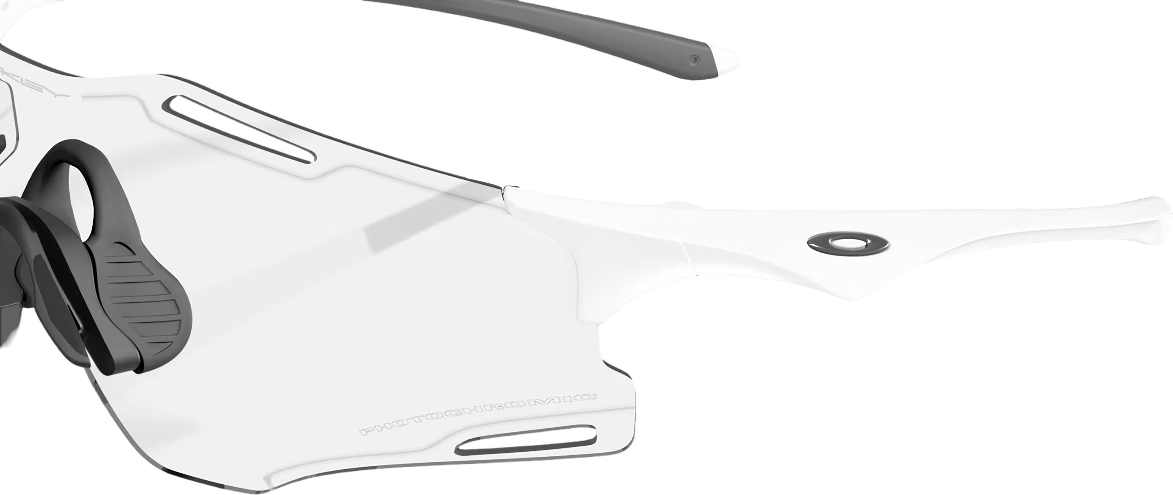 Product gallery image number 4 for product Cybr Zero Sunglasses - Matte White - Clear to Black Iridium Photochromic Lens
