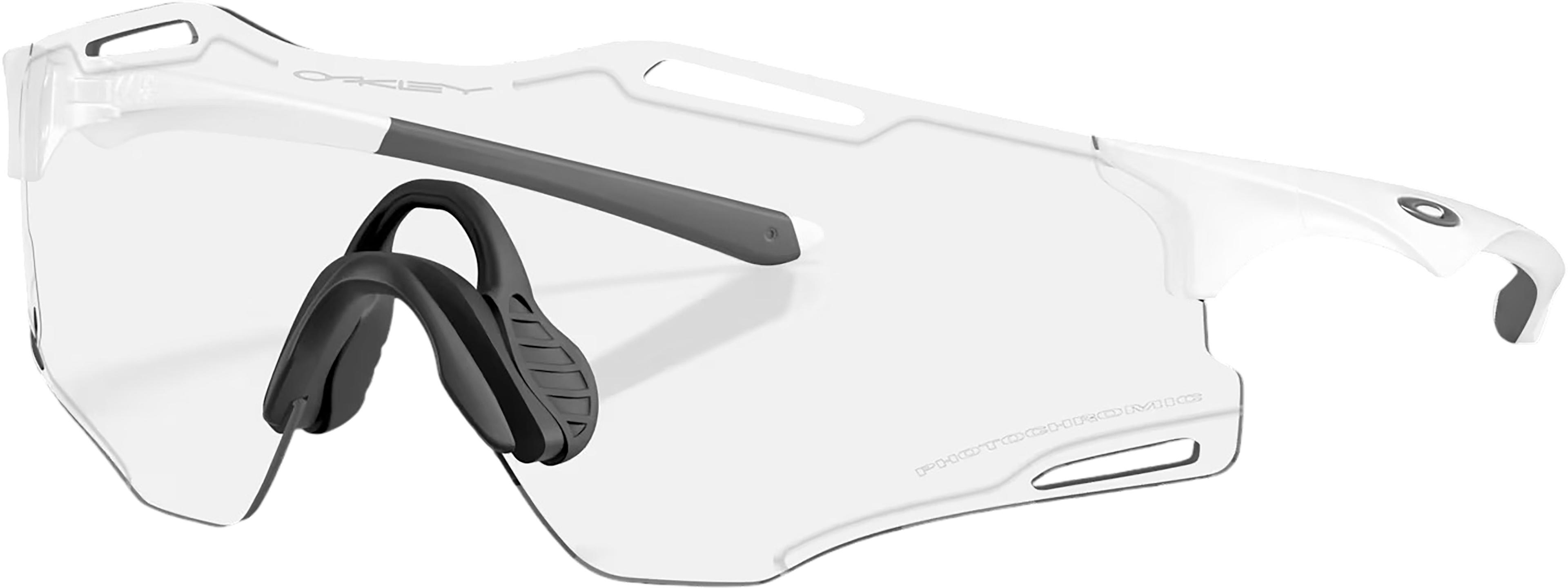Product image for Cybr Zero Sunglasses - Matte White - Clear to Black Iridium Photochromic Lens