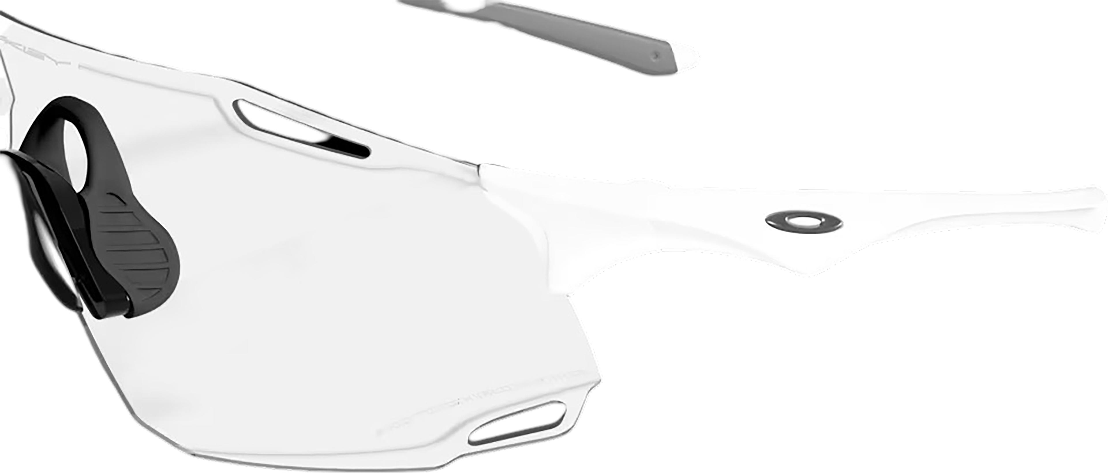 Product gallery image number 2 for product Cybr Dyno Sunglasses - Matte White - Clear to Black Iridium Photochromic Lens