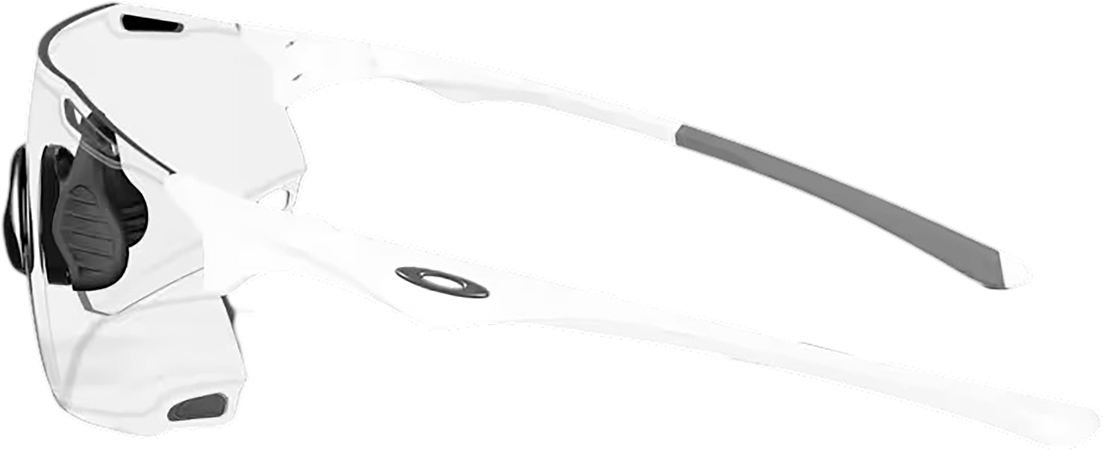 Product gallery image number 4 for product Cybr Dyno Sunglasses - Matte White - Clear to Black Iridium Photochromic Lens