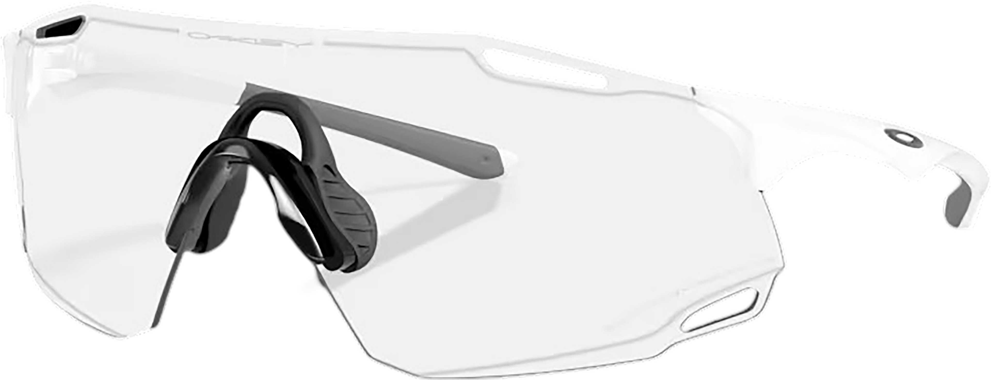 Product image for Cybr Dyno Sunglasses - Matte White - Clear to Black Iridium Photochromic Lens