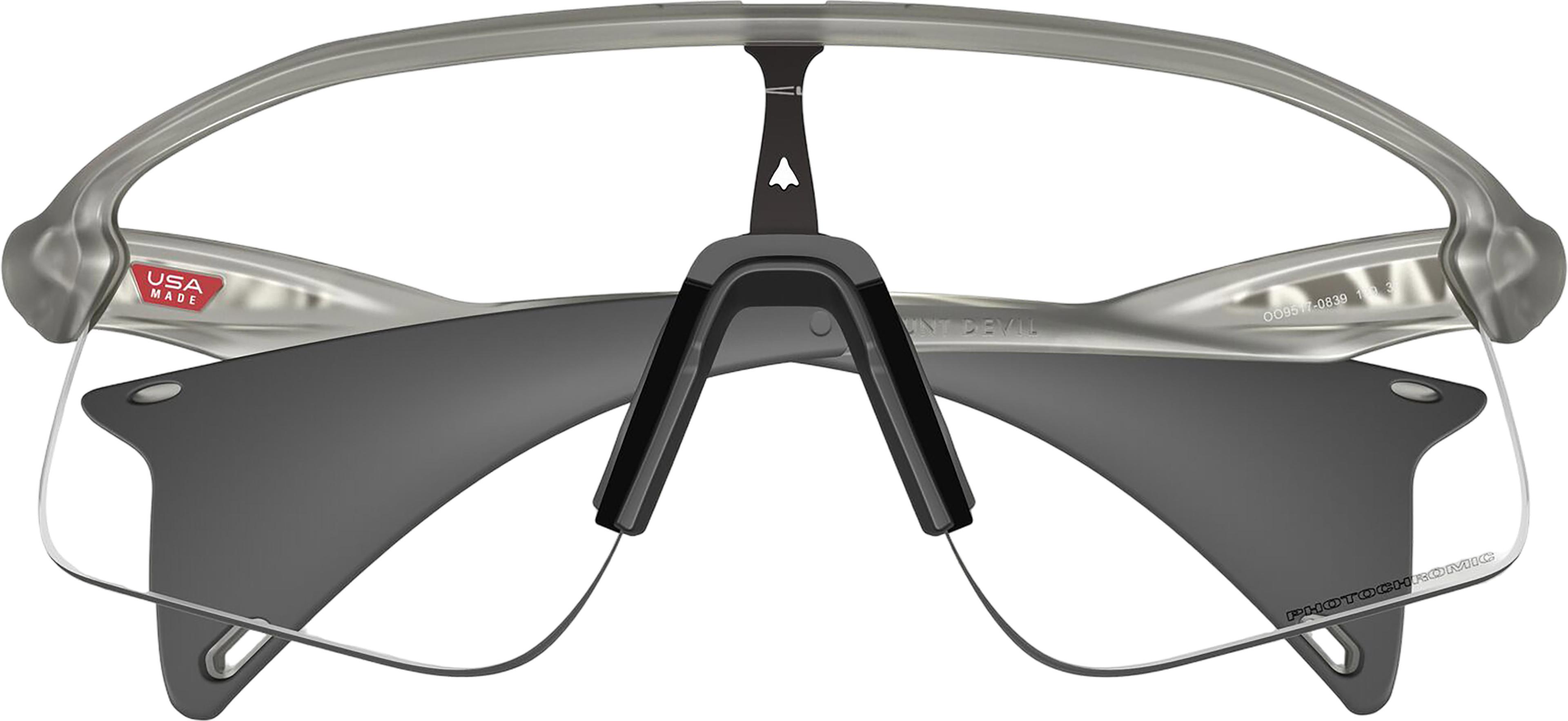 Product gallery image number 6 for product Stunt Devil Sunglasses - Grey Ink - Clear to Black Iridium Photochromic Lens - Unisex