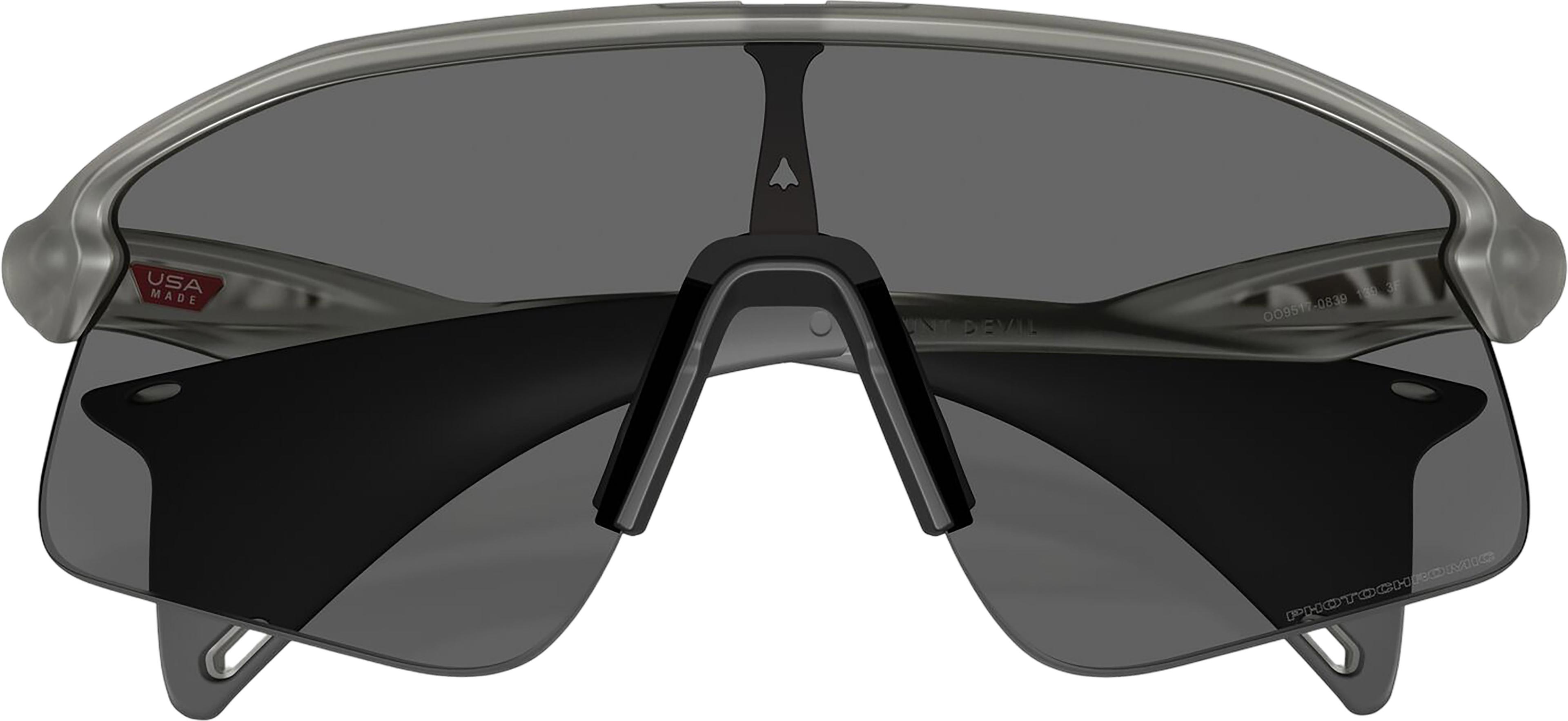 Product gallery image number 7 for product Stunt Devil Sunglasses - Grey Ink - Clear to Black Iridium Photochromic Lens - Unisex