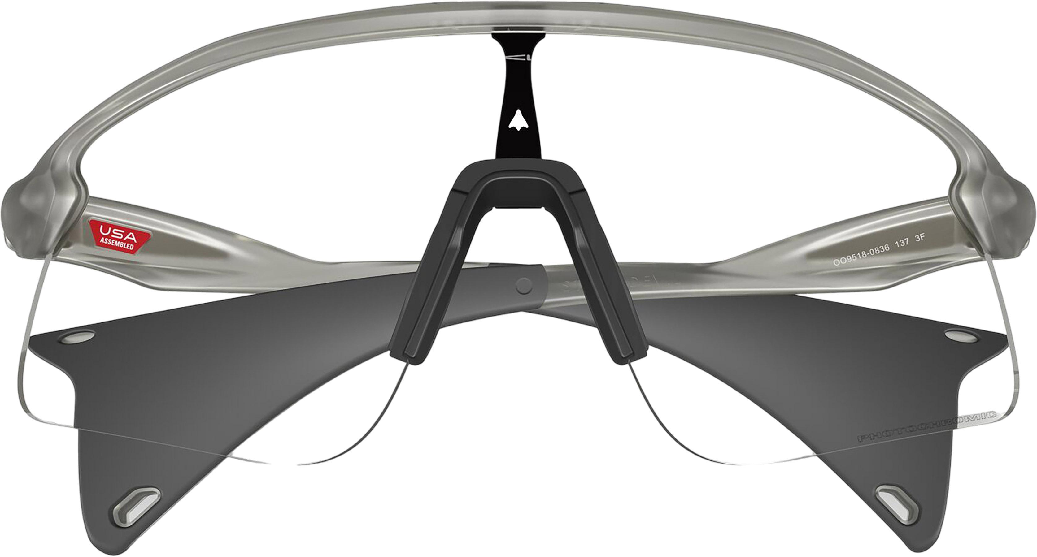 Product gallery image number 5 for product Stunt Devil S Sunglasses - Matte Grey Ink - Clear to Black Iridium Photochromic Lens - Unisex