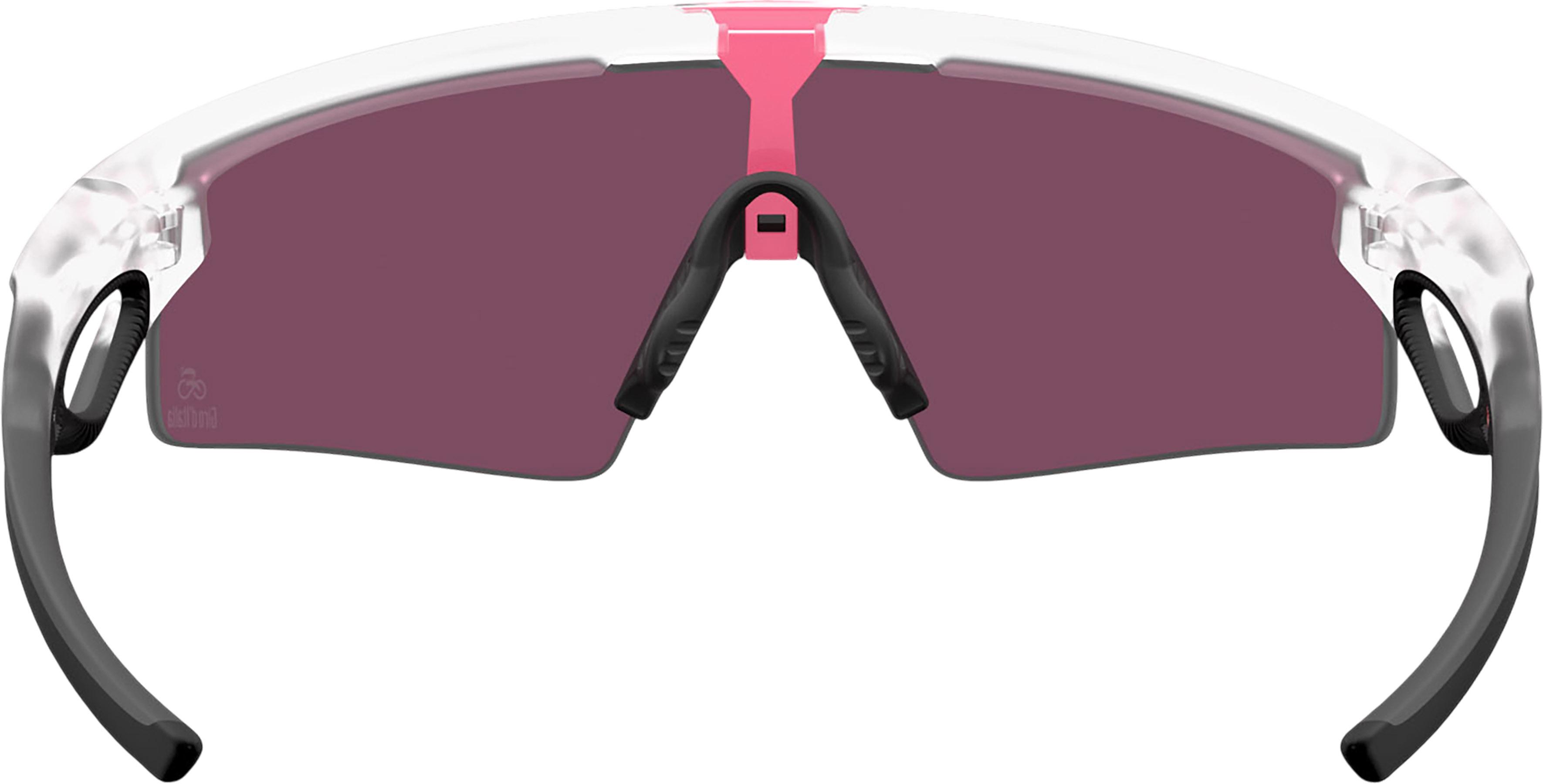 Product gallery image number 2 for product Lunettes de soleil Sphaera Strike Giro D'Italia Collection - Matte Clear - Verres Prizm Road Black